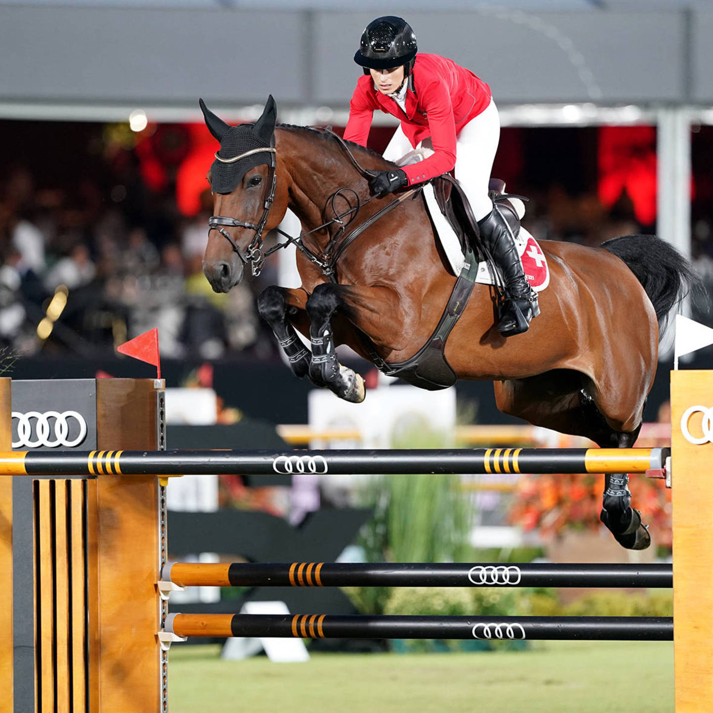 Janika Sprunger, the Swiss rider, was present for the first time.