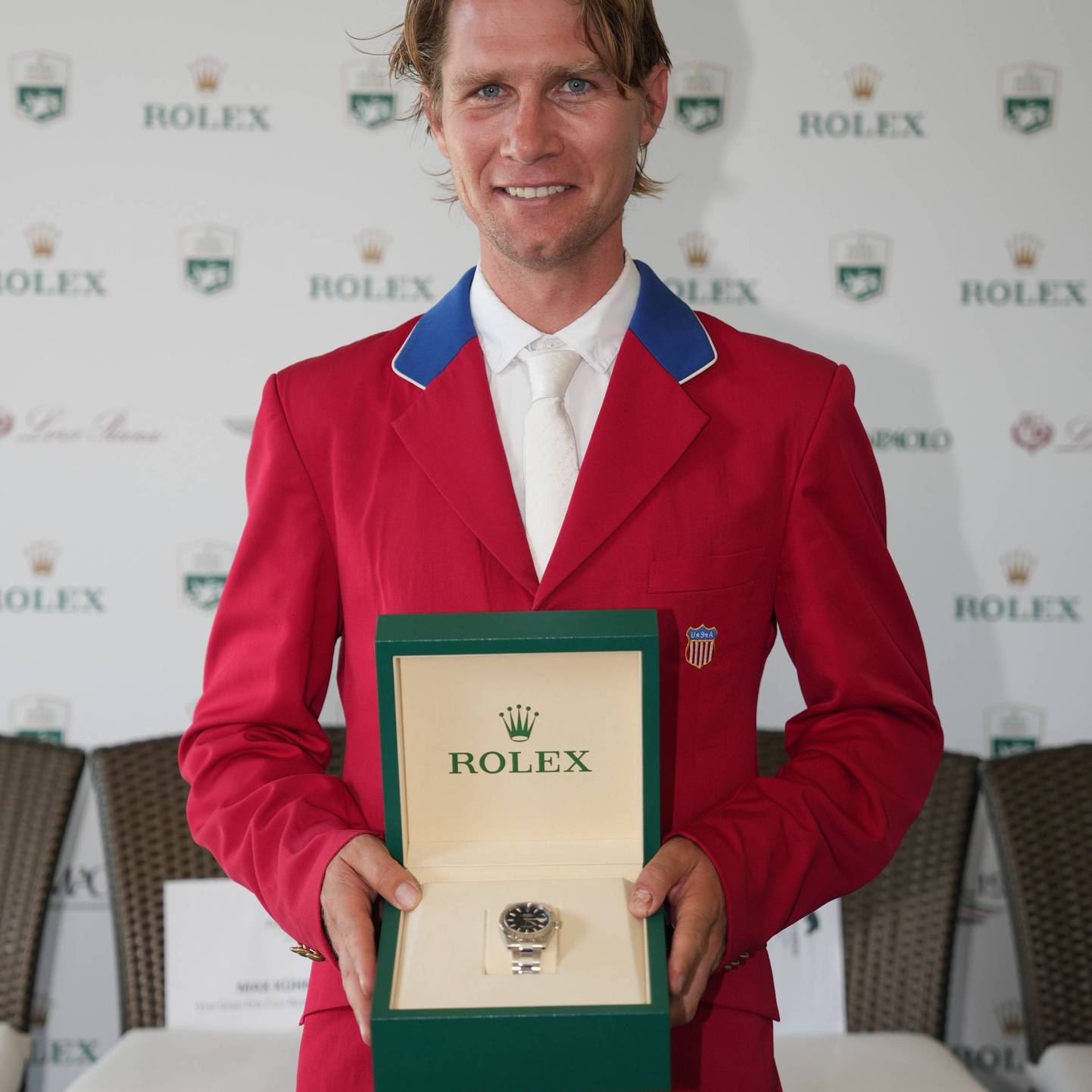 Karl Cook winner of the Rolex Rolex Gran Premio Romax in 2024 with Caracole de la Roque