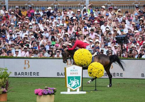 Grand Prix; Pius Schwizer & Scarlina De Tiji Z. Photo (C) Rolex/Sportfot