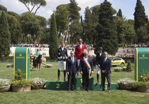 Podium Rolex Grand Prix Rome @Sportfot for Rolex Series
