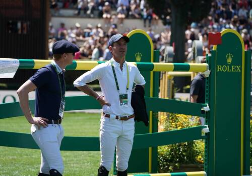Grand Prix; course walk; Steve Guerdat. Photo(c) Rolex/Sportfot