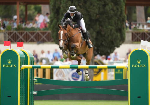 1m55; Kevin Staut & Beau de Laubry Z. Photo(c) Rolex/ Sportfot