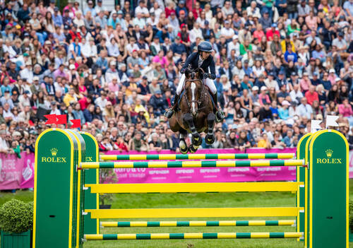 Jumping de Dinard 2023. Rolex Grand Prix Ville de Dinard. 
Rodrigo PESSOA (BRA). MAJOR TOM 
© Images'Inn Photographie