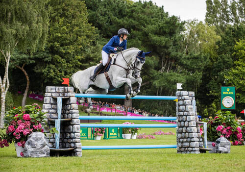 Jumping de Dinard 2023. Rolex Grand Prix Ville de Dinard. 
Simon DELESTRE (FRA). CAYMAN JOLLY JUMPER 
© Images'Inn Photographie