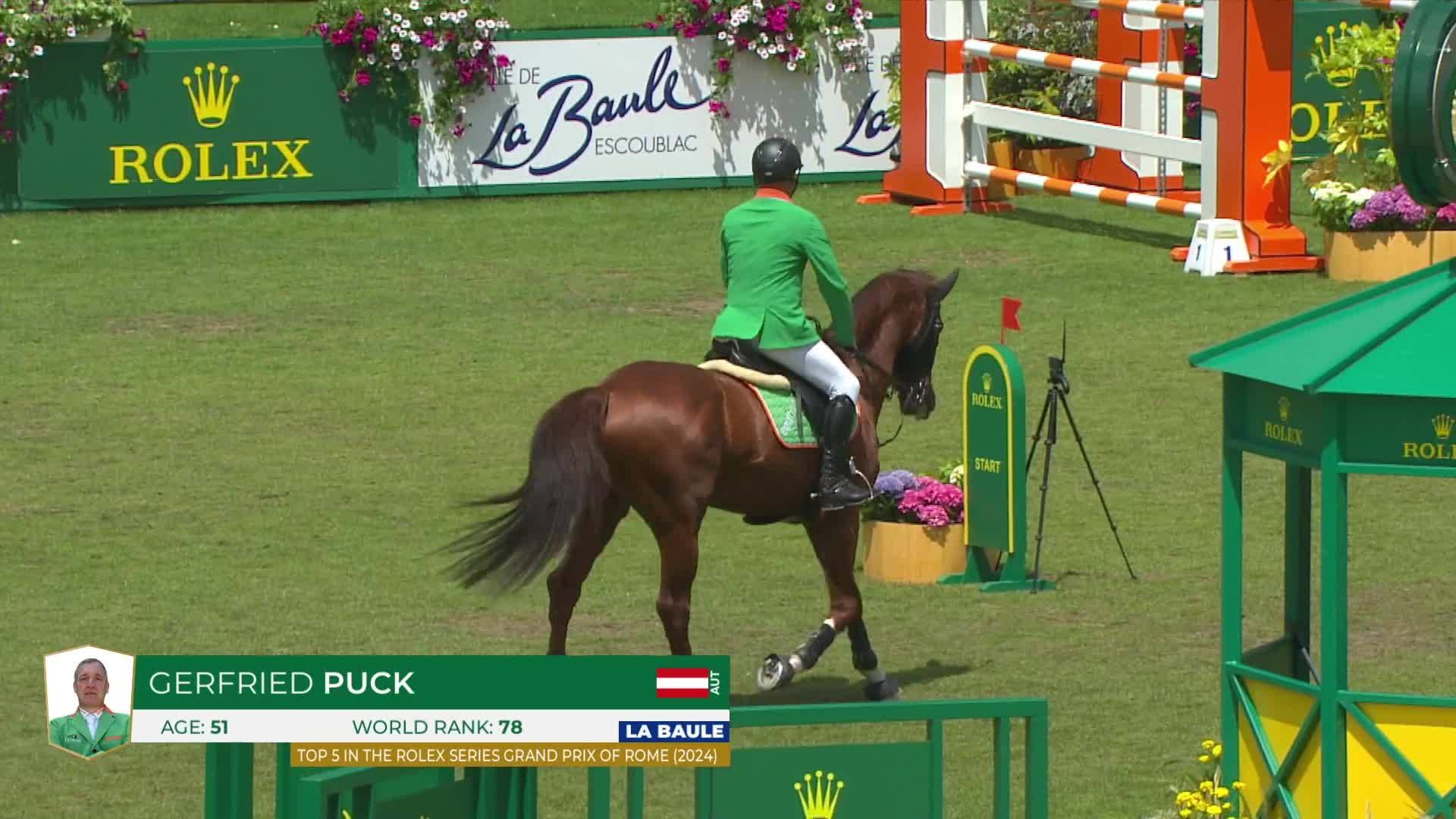 Gerfried Puck with Equitron Naxcel V - Jumping International CSIO5* - CSI1* 2024 - Round 1