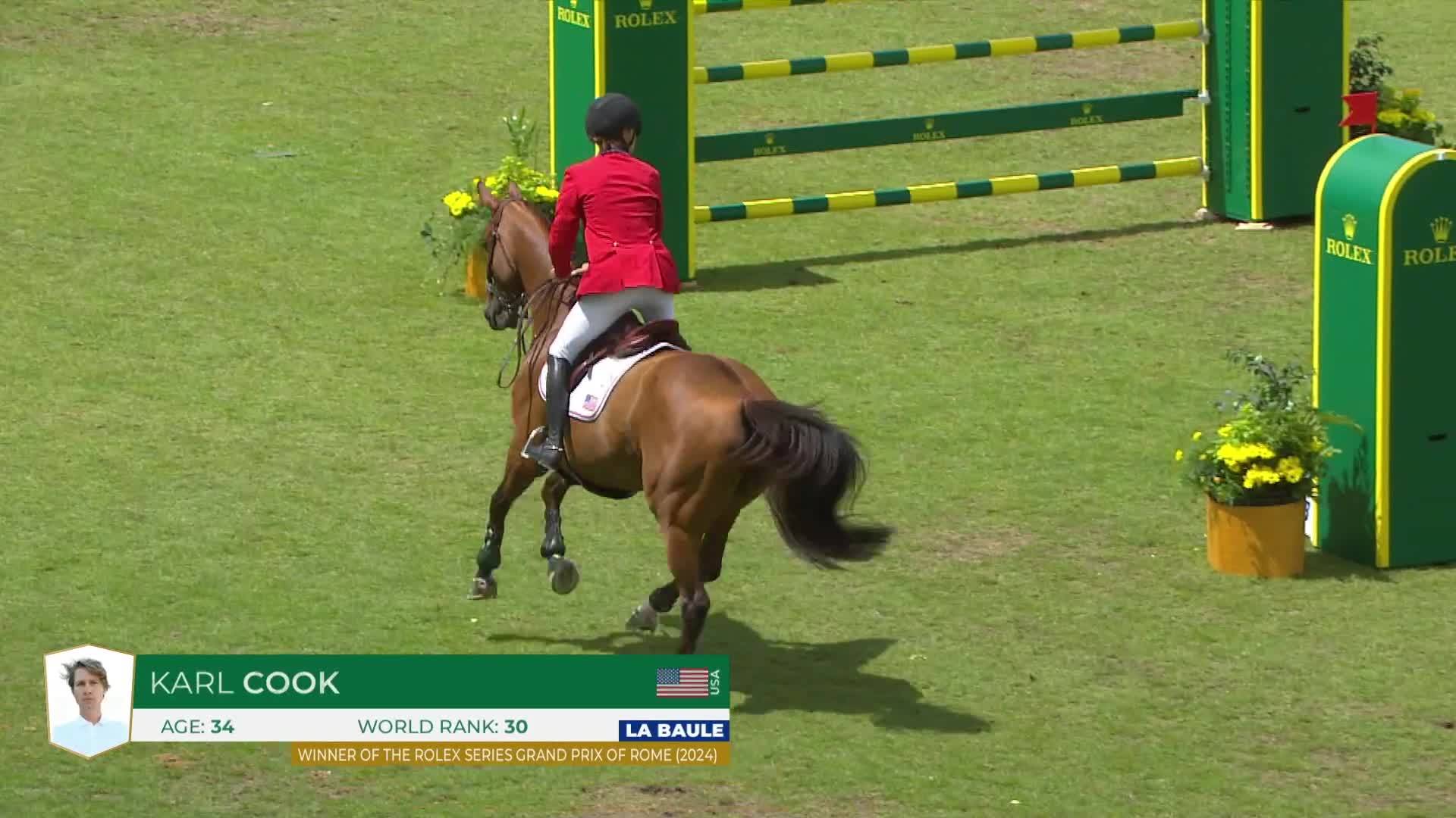 Karl Cook with Caracole de la Roque - Jumping International CSIO5* - CSI1* 2024 - Round 1