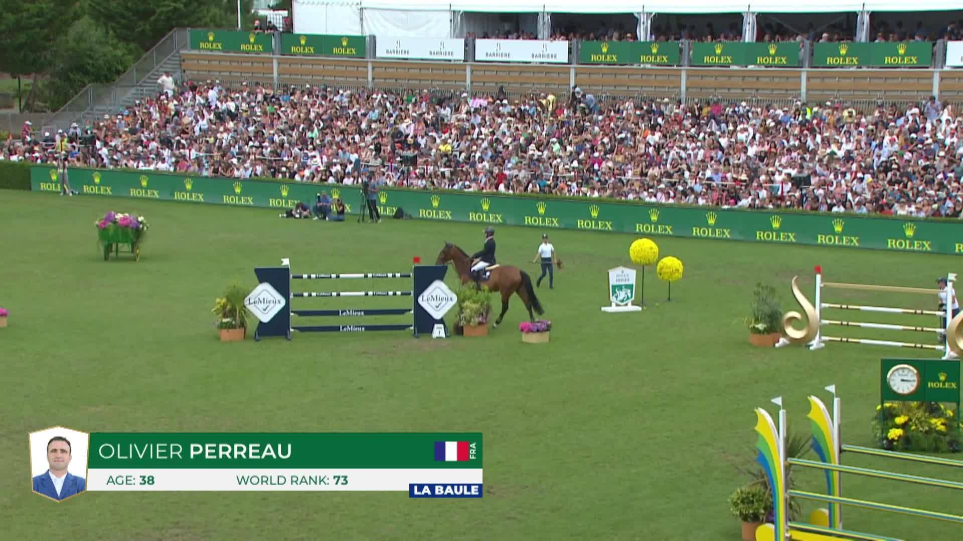 Olivier Perreau with GL events Dorai d'Aiguilly - Jumping International CSIO5* - CSI1* 2024 - Round 1