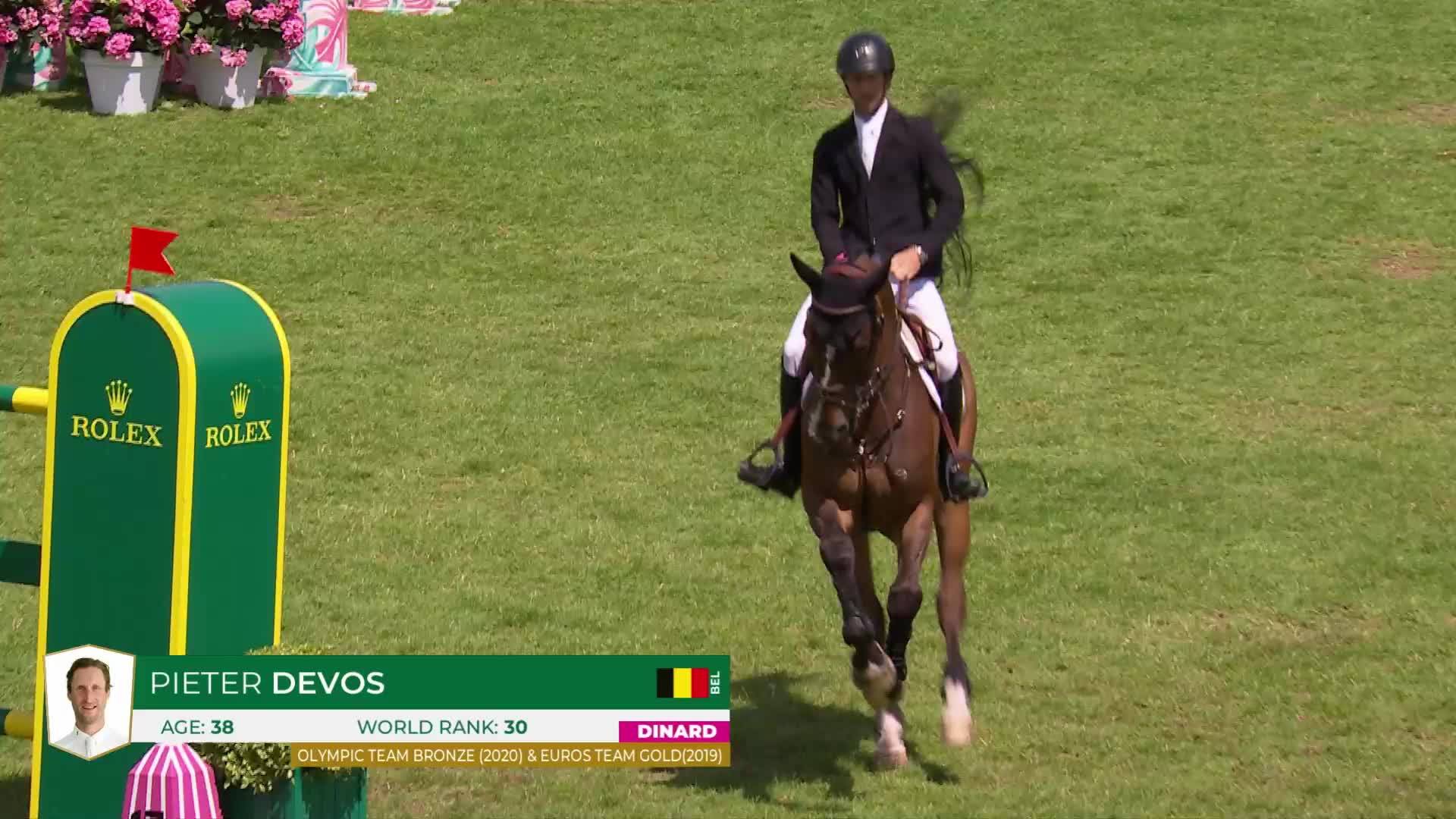 Pieter Devos with Nascar Van 'T Siamshof - CSI 5* Dinard 2024 - Initial round