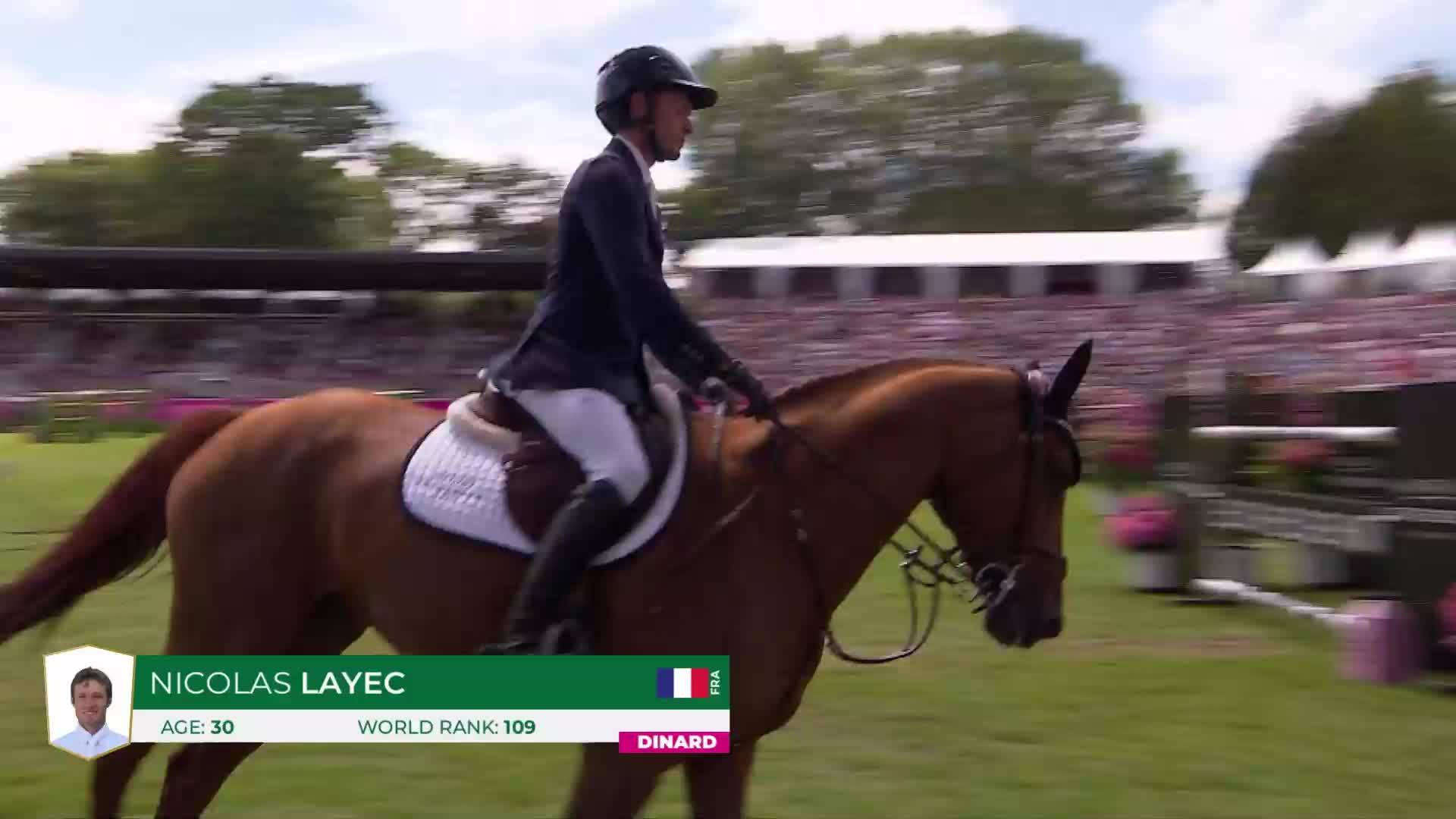 Nicolas Layec with Bulgarie d'Engandou - CSI 5* Dinard 2024 - Initial round