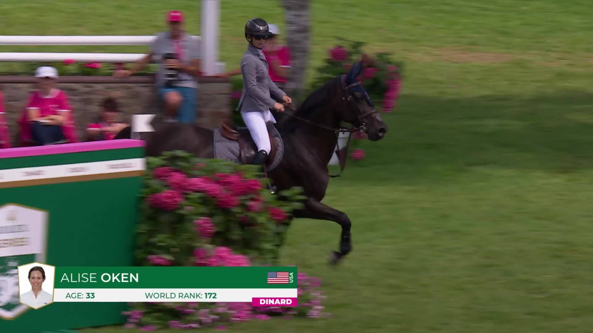 Alise Oken with Gelvera - CSI 5* Dinard 2024 - Initial round