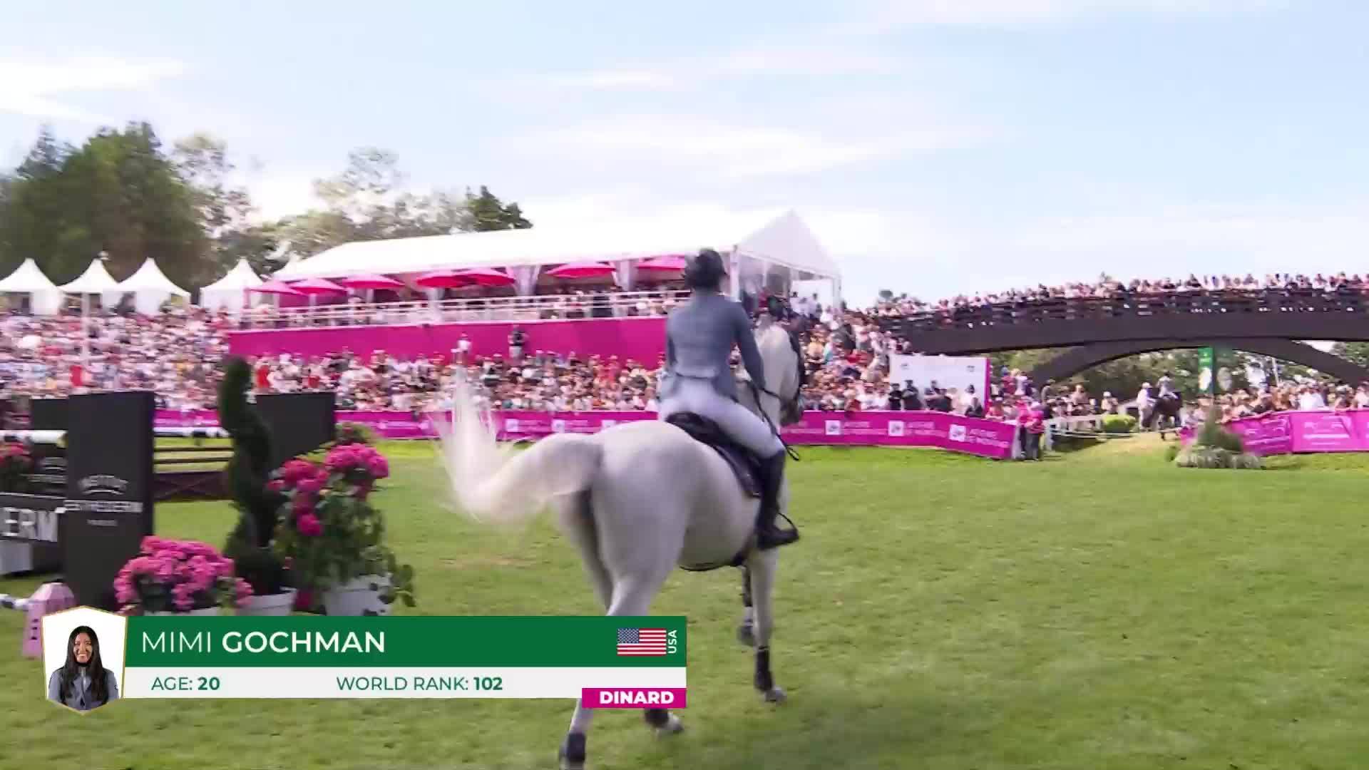 Mimi Gochman with Cosmos Bh - CSI 5* Dinard 2024 - Initial round