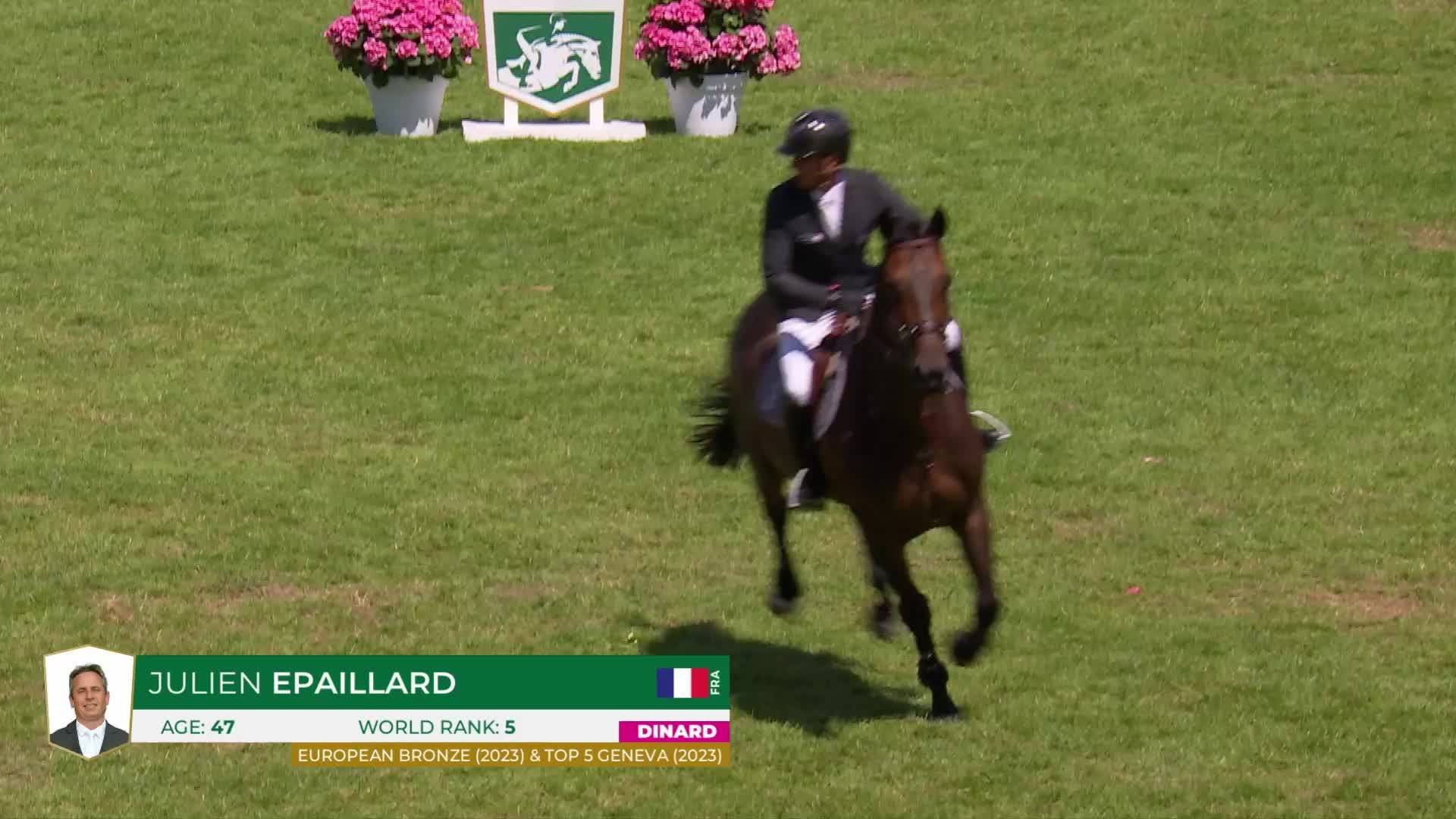 Julien Epaillard with Donatello d'Auge - CSI 5* Dinard 2024 - Initial round