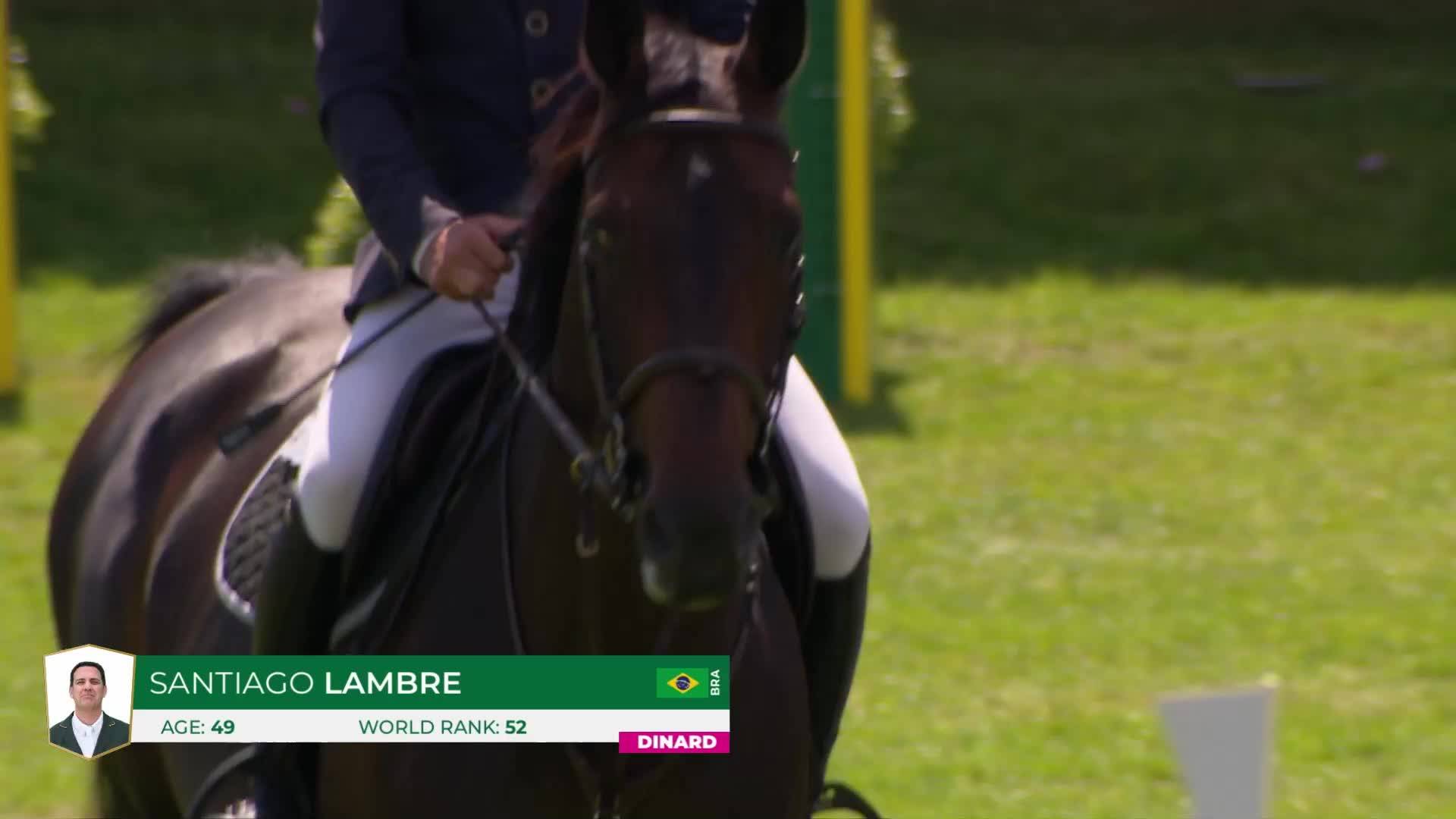 Santiago Lambre with Corina Blue - CSI 5* Dinard 2024 - Initial round