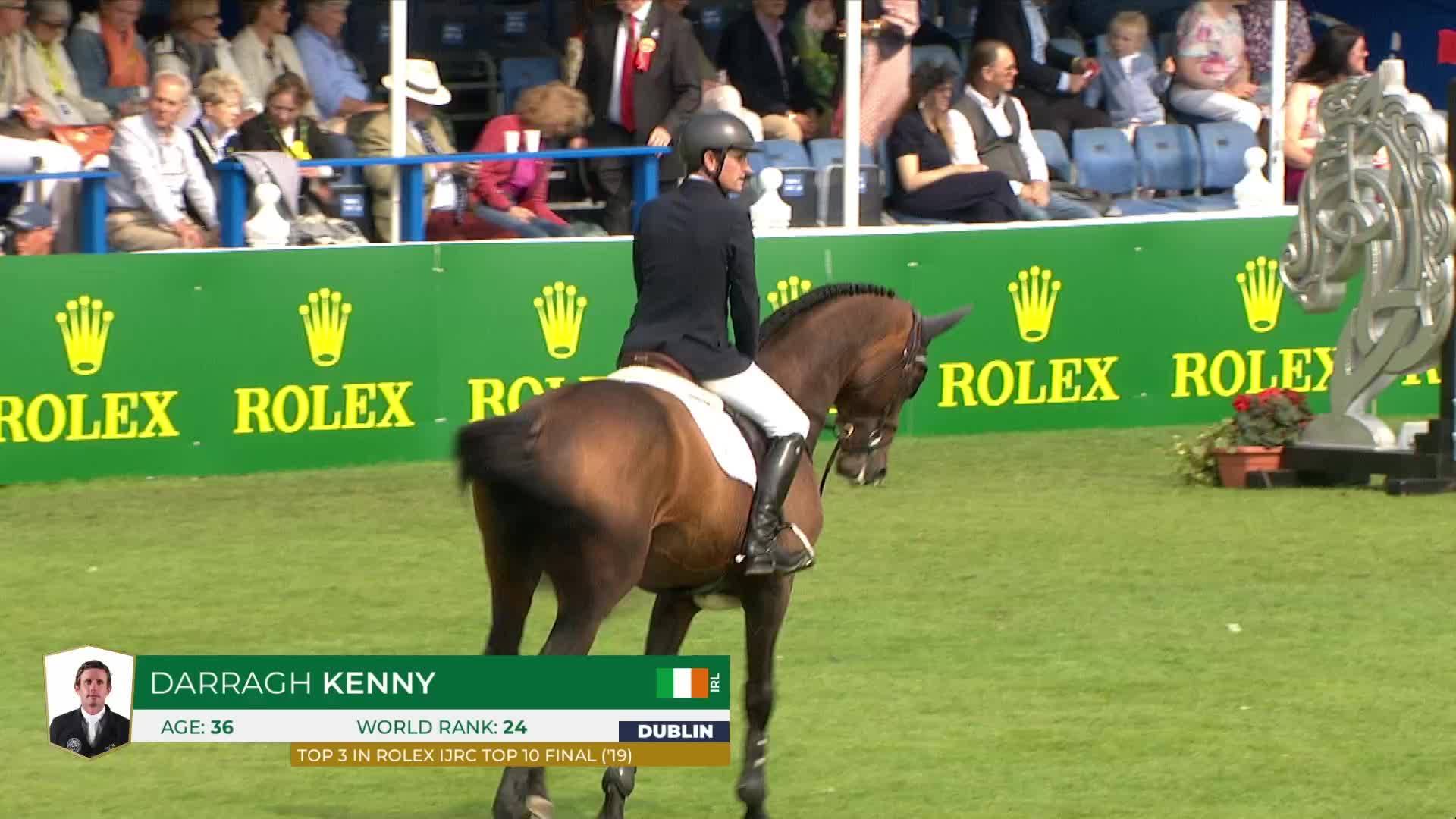 Darragh Kenny with Hamrah Van Het Exelhof Z - Dublin Horse Show 2024 - Round 1