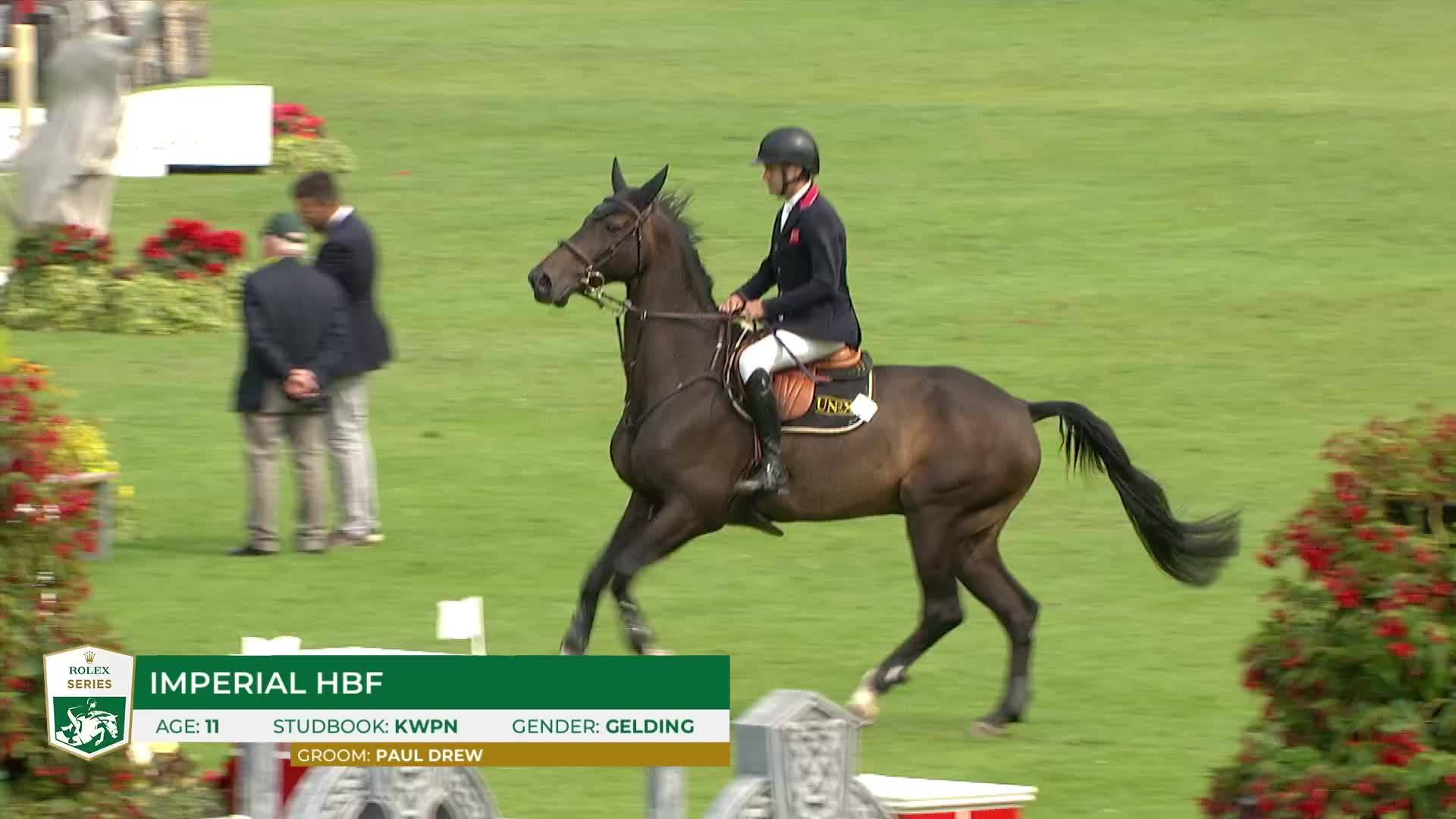 Donald Whitaker with Millfield Colette - Dublin Horse Show 2025 - Round 1