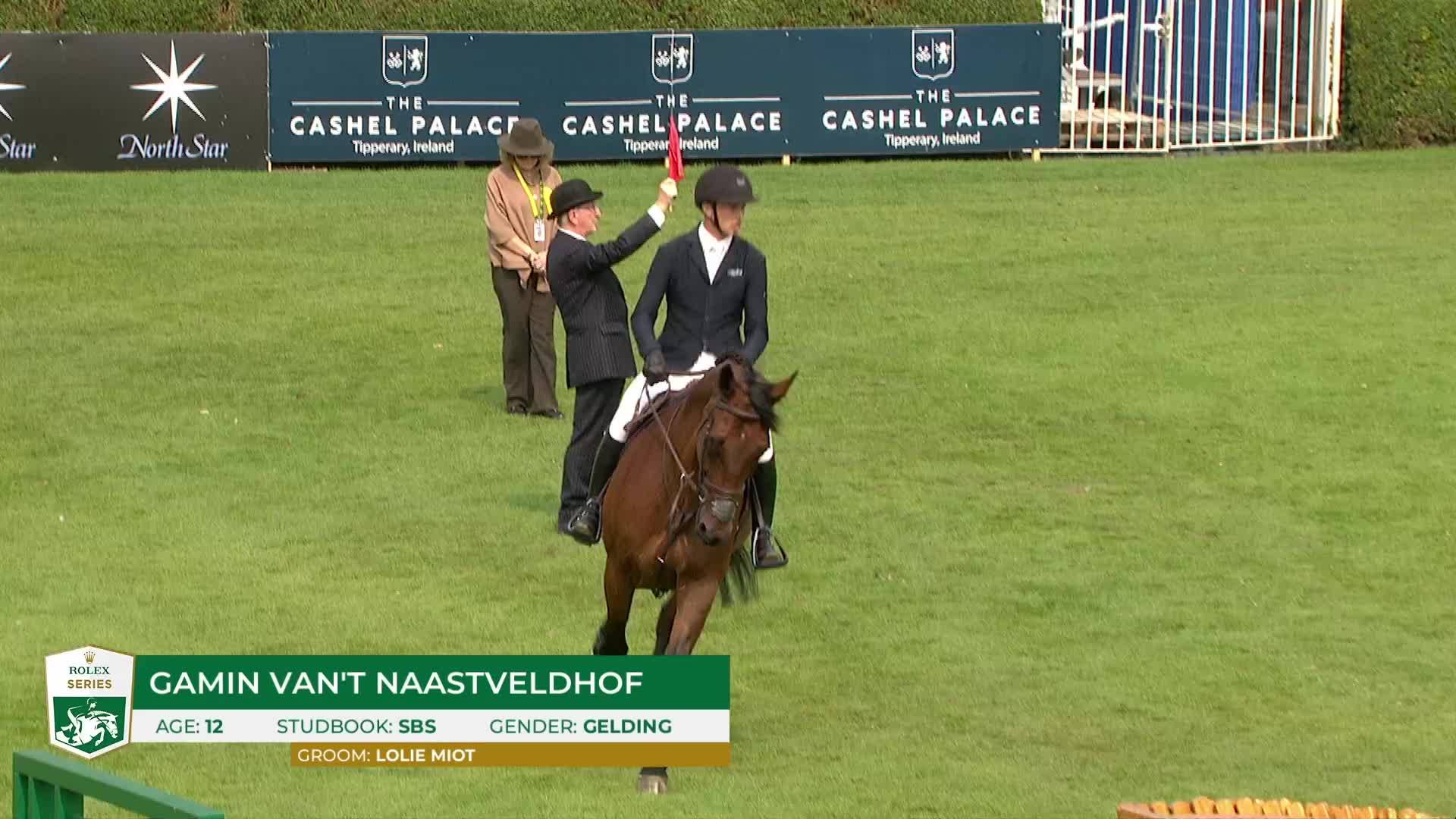 Edouard Schmitz with Gamin Van't Naastveldhof - Dublin Horse Show 2024 - Round 1