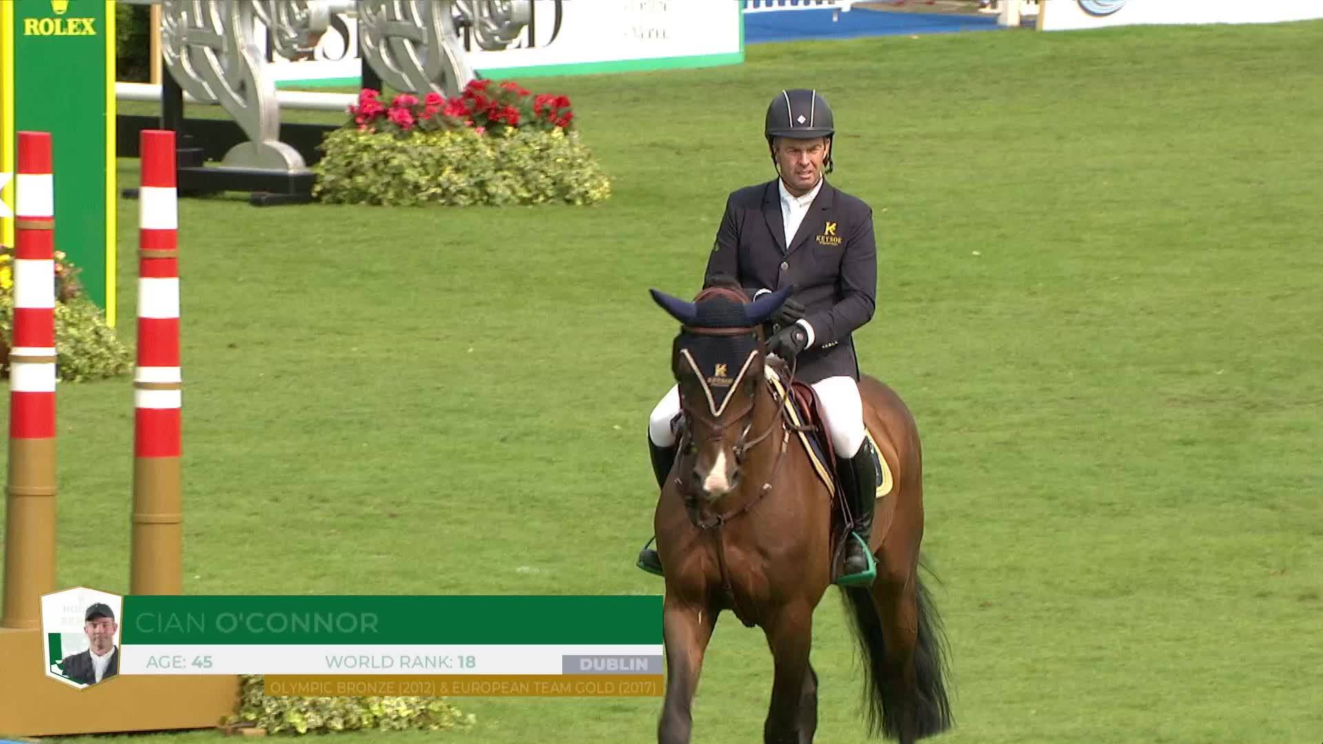 Cian O'Connor with Fermoy - Dublin Horse Show 2024 - Round 1
