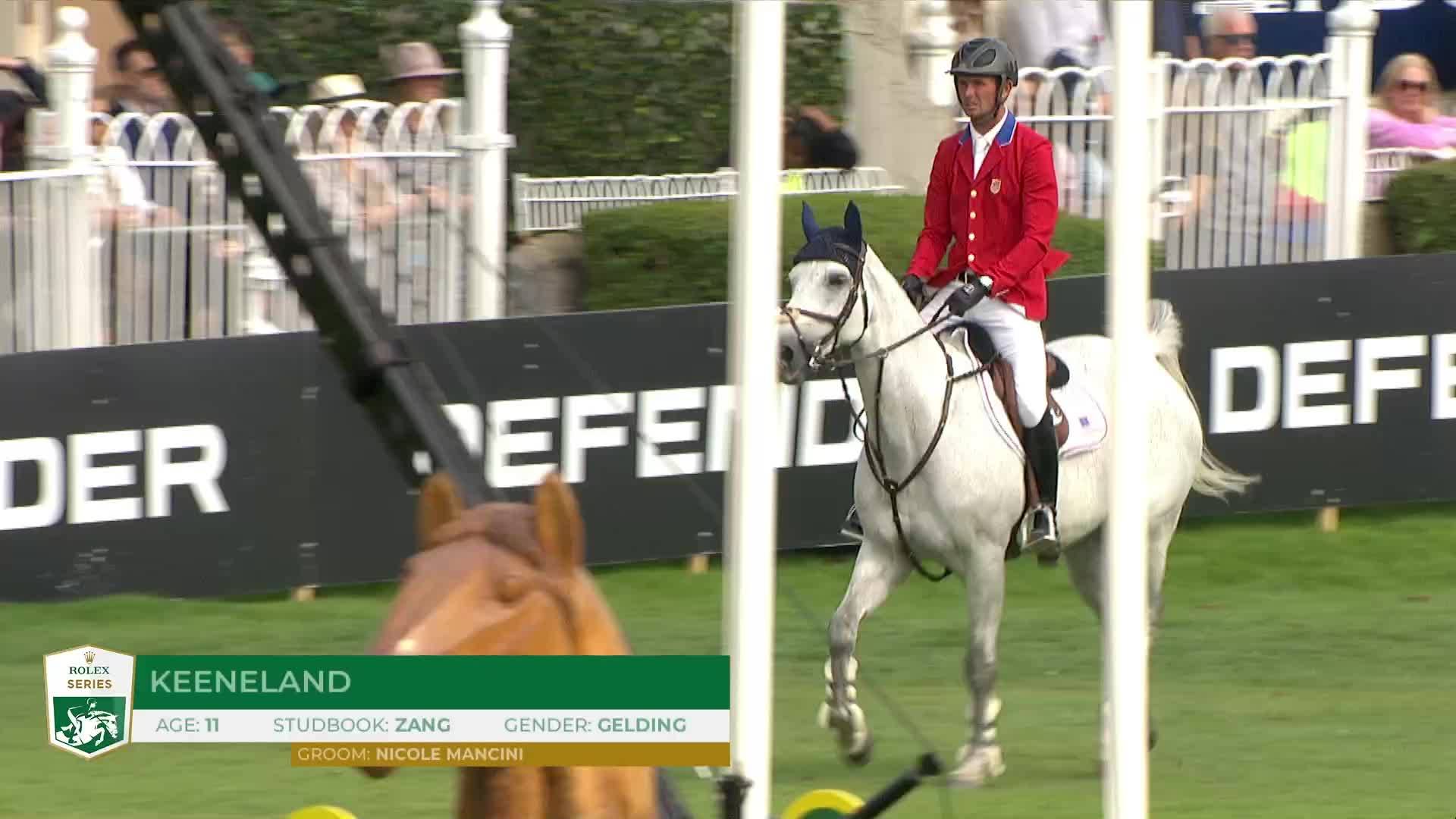 Laura Kraut with Bisquetta - Dublin Horse Show 2025 - Round 1