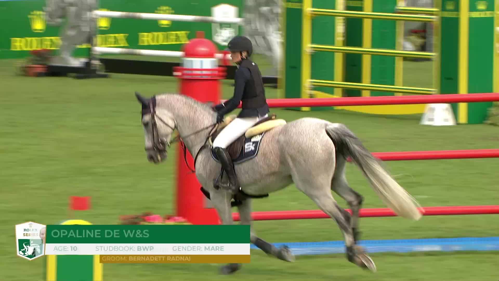 Petronella Andersson with Opaline de W&s - Dublin Horse Show 2024 - Round 1