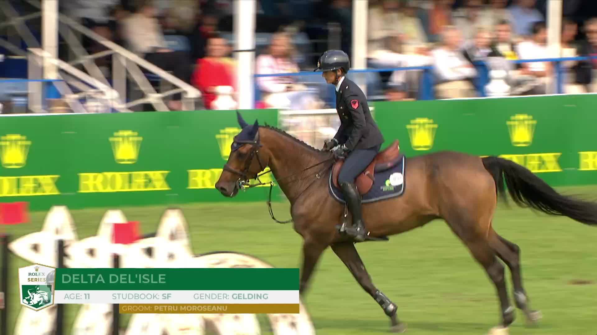 Giulia Martinengo Marquet with Delta Del'isle - Dublin Horse Show 2024 - Round 1