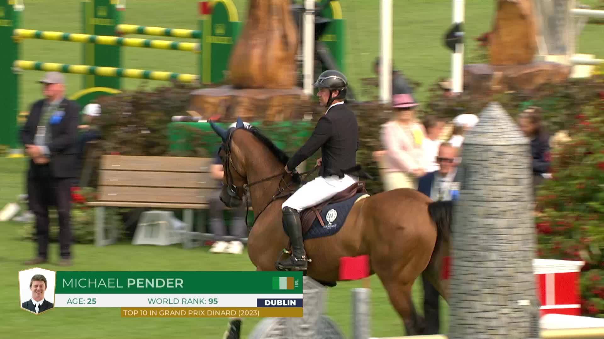 Michael Pender with Hhs Los Angeles - Dublin Horse Show 2024 - Round 1