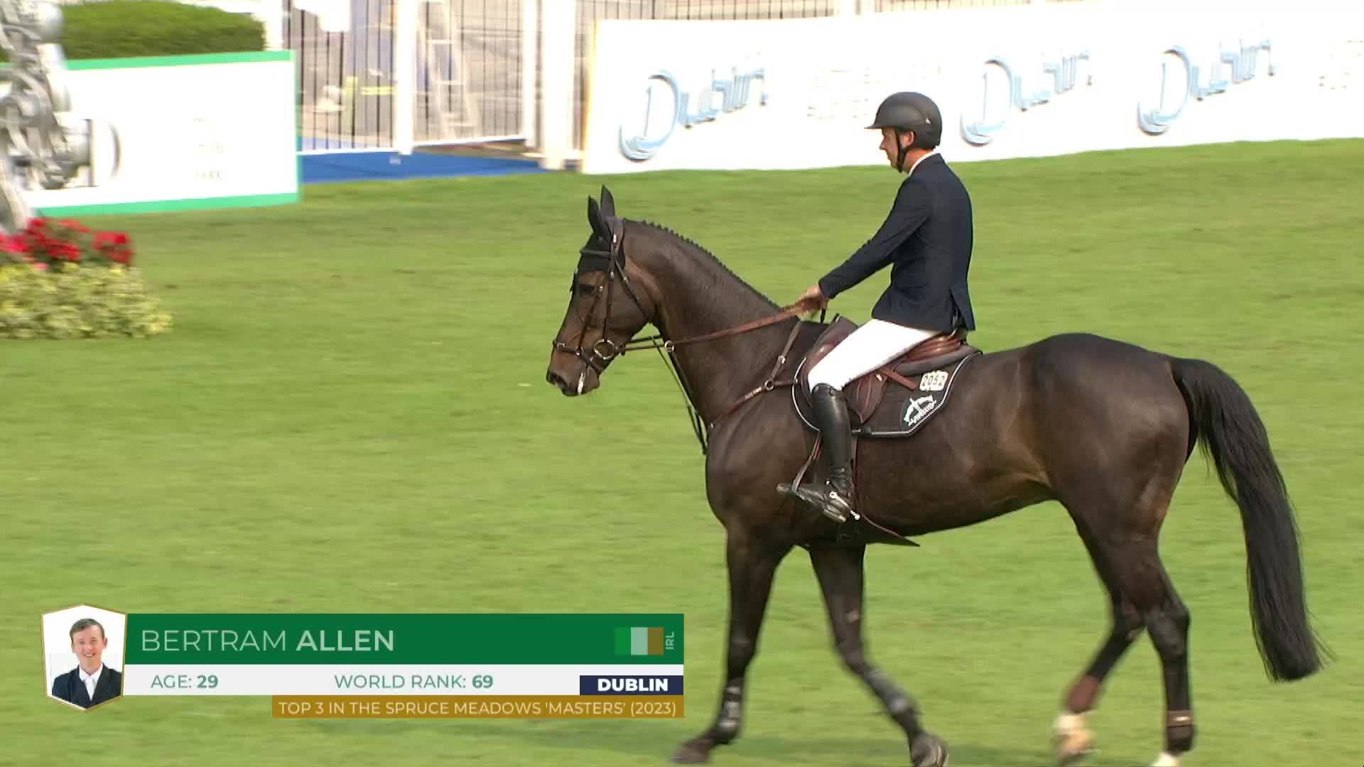 Bertram Allen with Qonquest de Rigo - Dublin Horse Show 2025 - Round 1