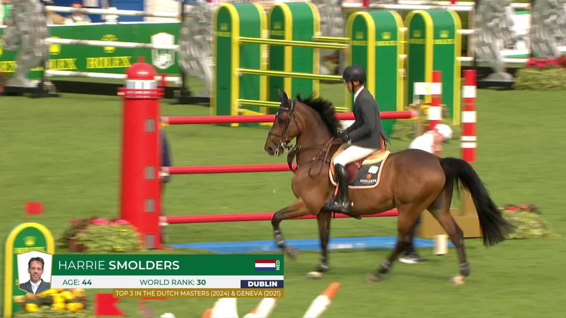 Harrie Smolders with Mr. Tac - Dublin Horse Show 2024 - Round 1