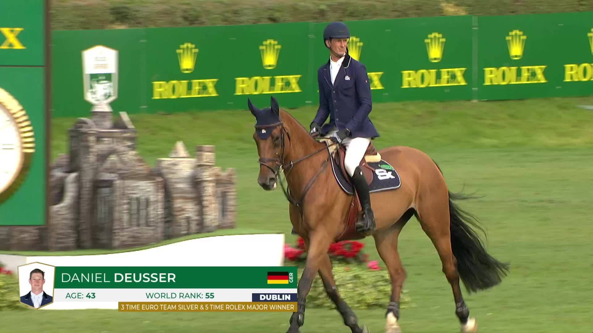 Daniel Deusser with Killer Queen Vdm - Dublin Horse Show 2024 - Round 2