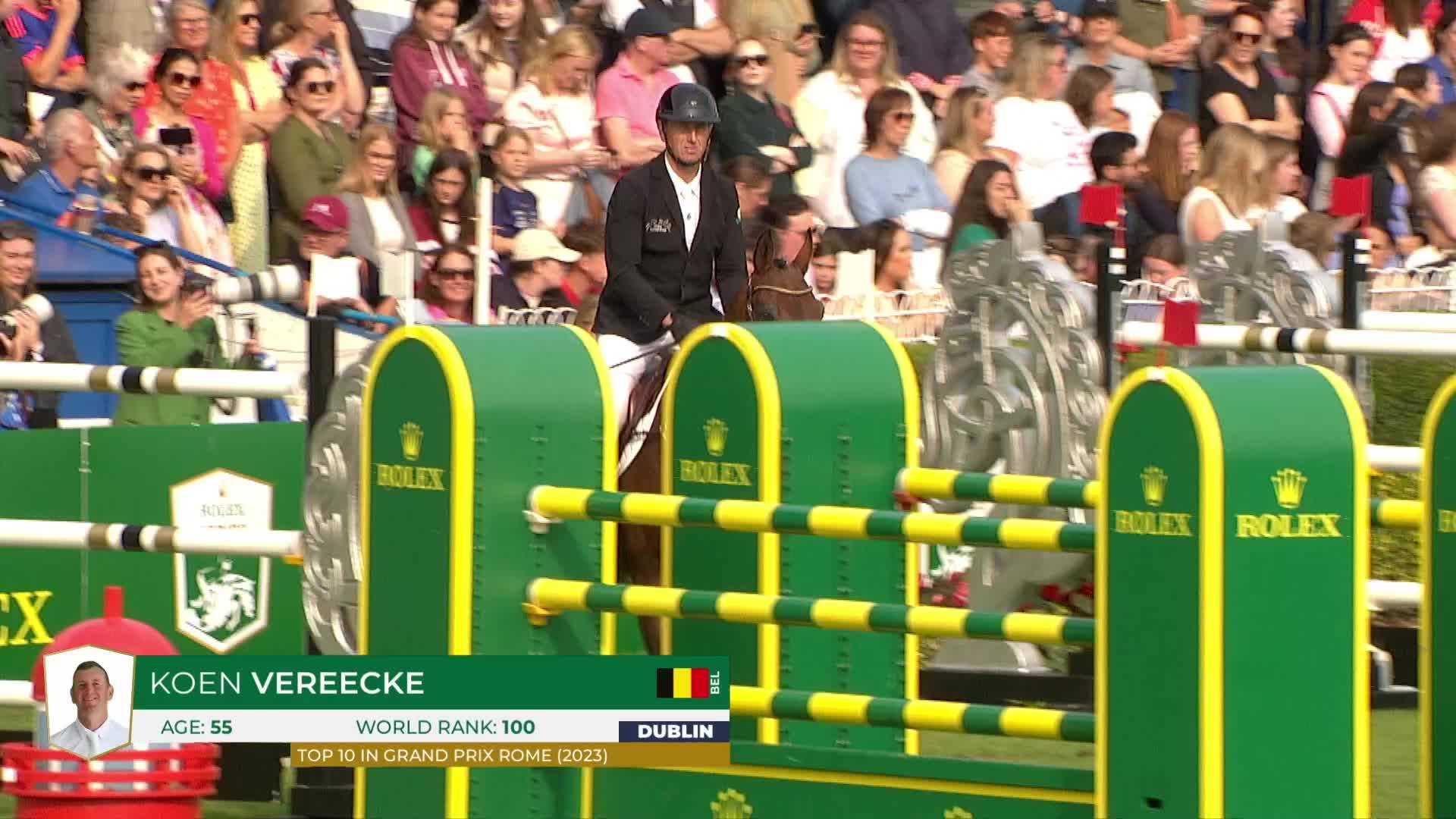Koen Vereecke with Kasanova de la Pomme - Dublin Horse Show 2024 - Round 2