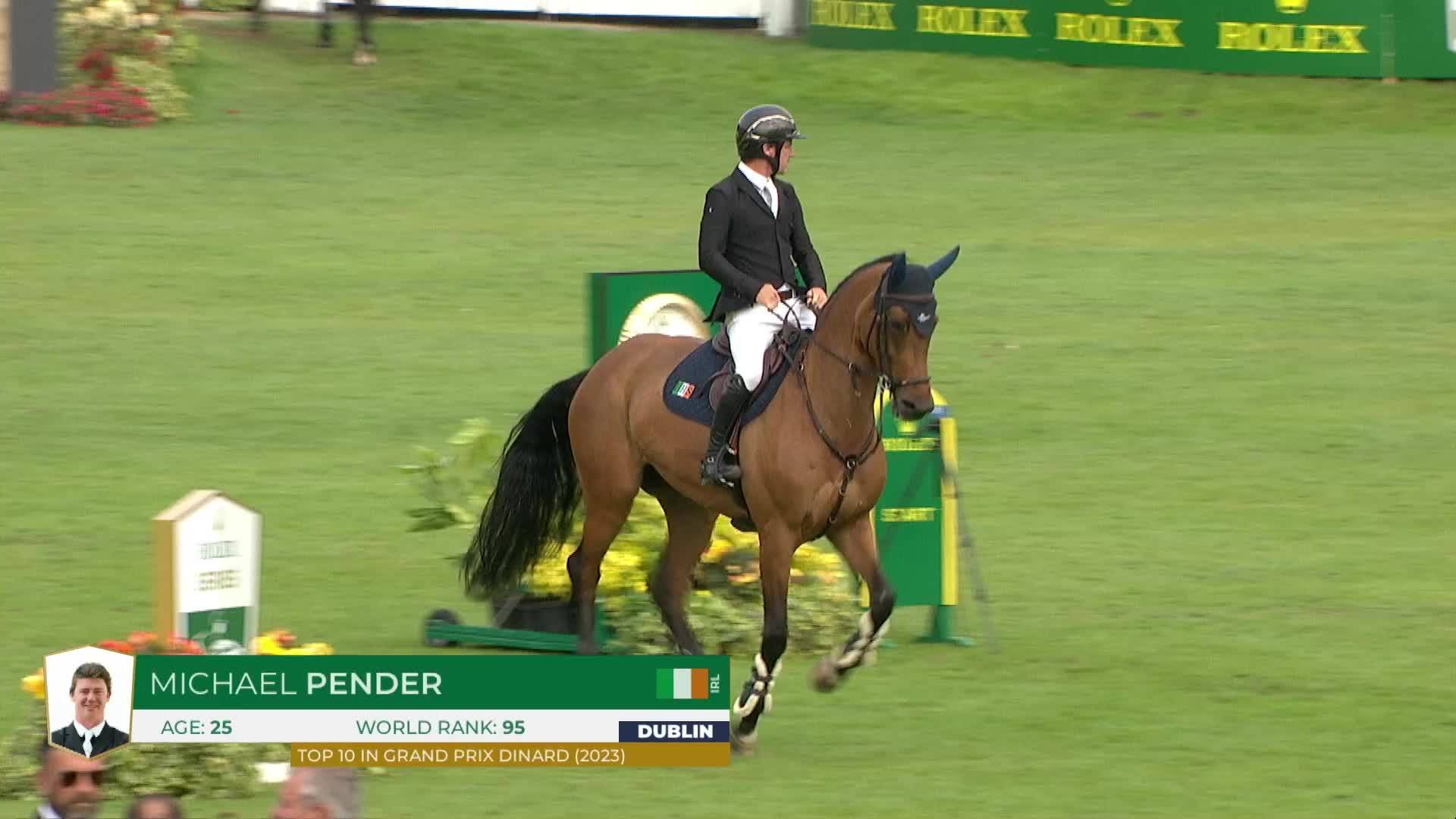 Michael Pender with Hhs Los Angeles - Dublin Horse Show 2024 - Round 2