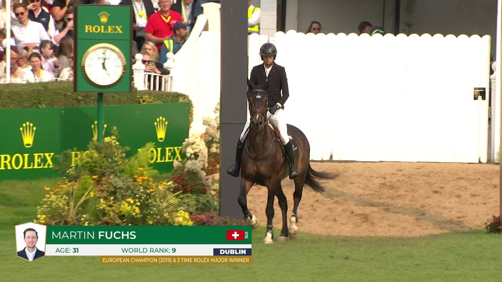 Martin Fuchs with Conner Jei - Dublin Horse Show 2024 - Round 2