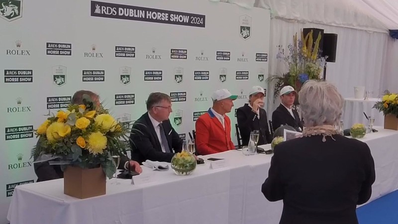 Rolex Grand Prix CSIO 5* of Ireland - Press conference 2024