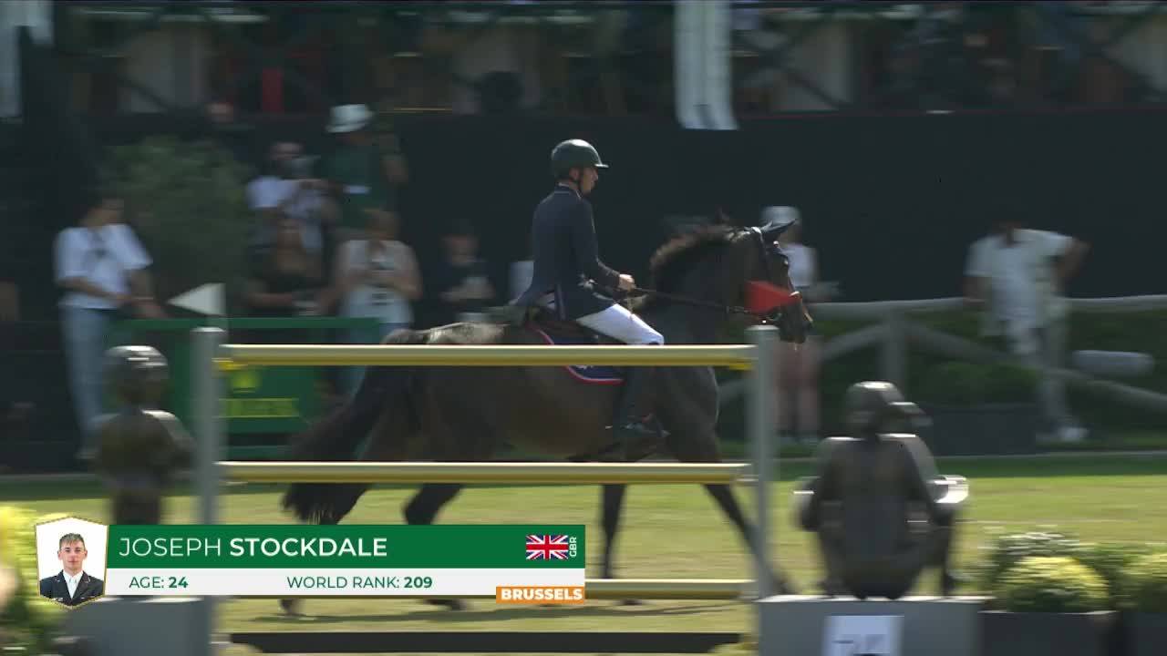 Joseph Stockdale with Equine America Cacharel - Brussels Stephex Masters 2024 - Round 1