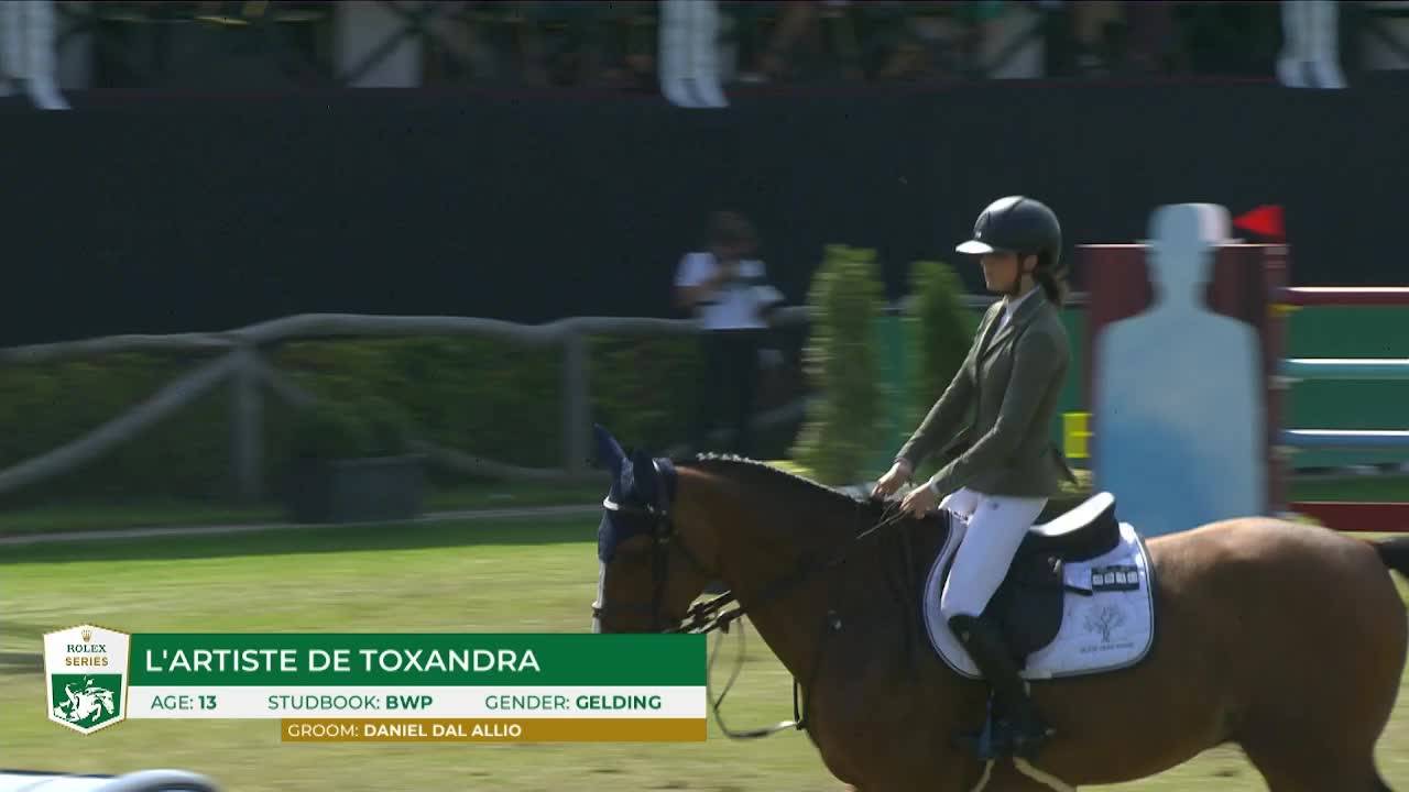 Ioli Mytilinaiou with L'Artiste de Toxandra - Brussels Stephex Masters 2024 - Round 1