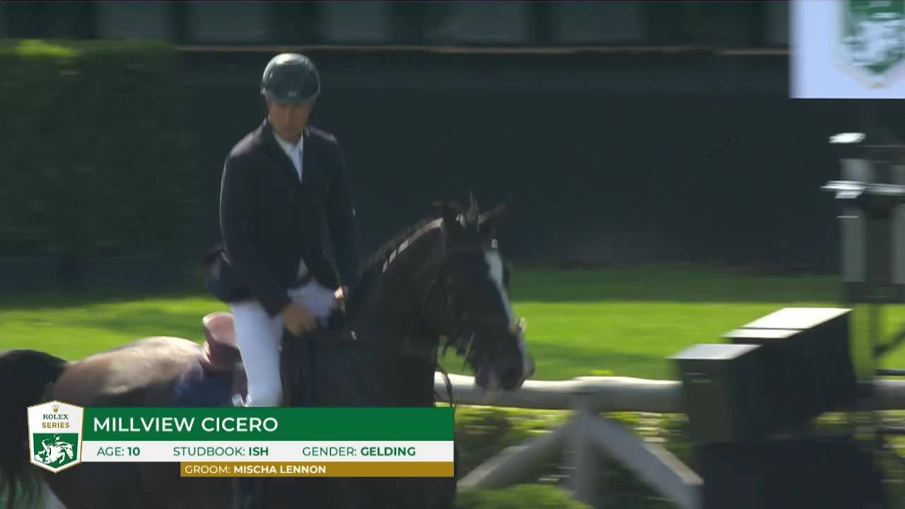 Dermott Lennon with Millview Cicero - Brussels Stephex Masters 2024 - Round 1