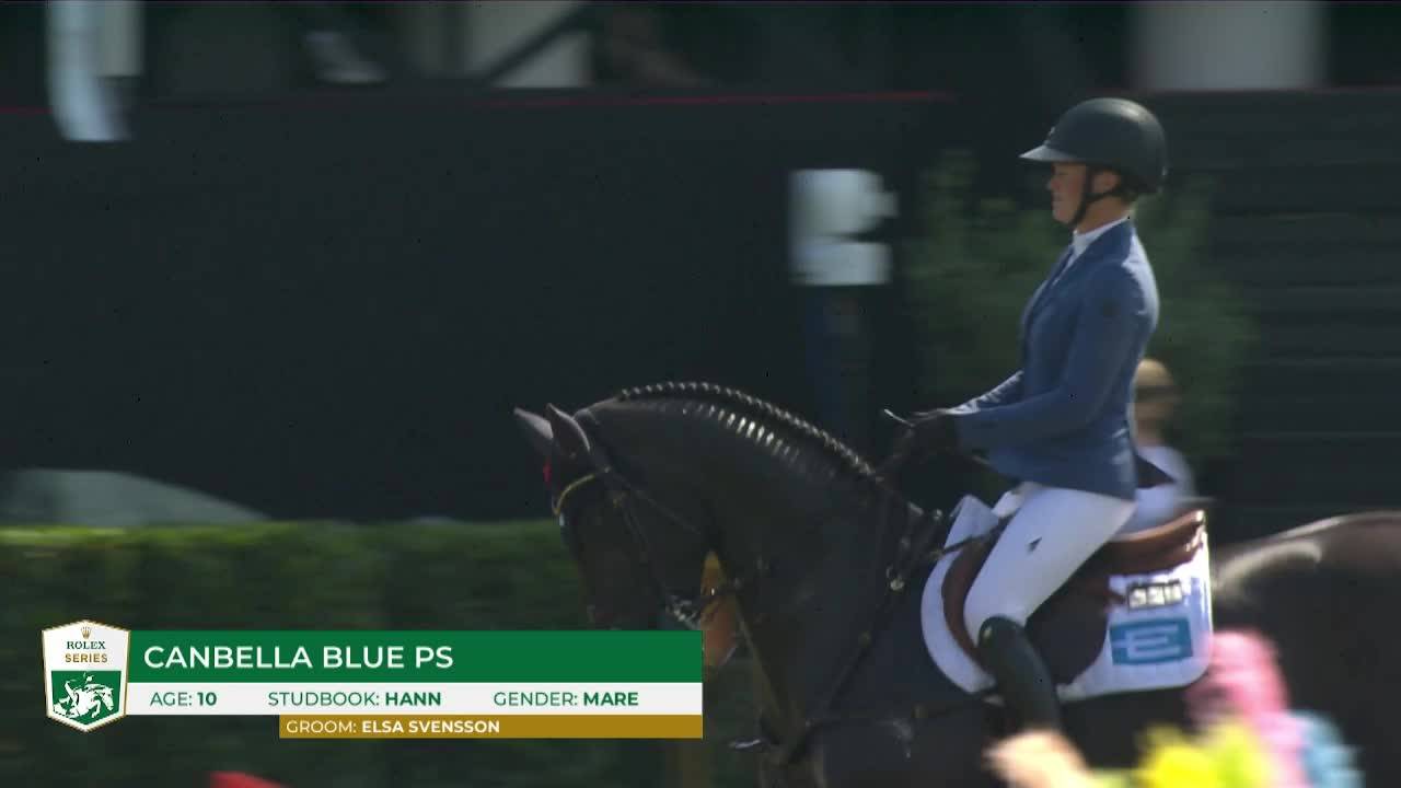 Emma Emanuelsson with Canbella Blue Ps - Brussels Stephex Masters 2024 - Round 1