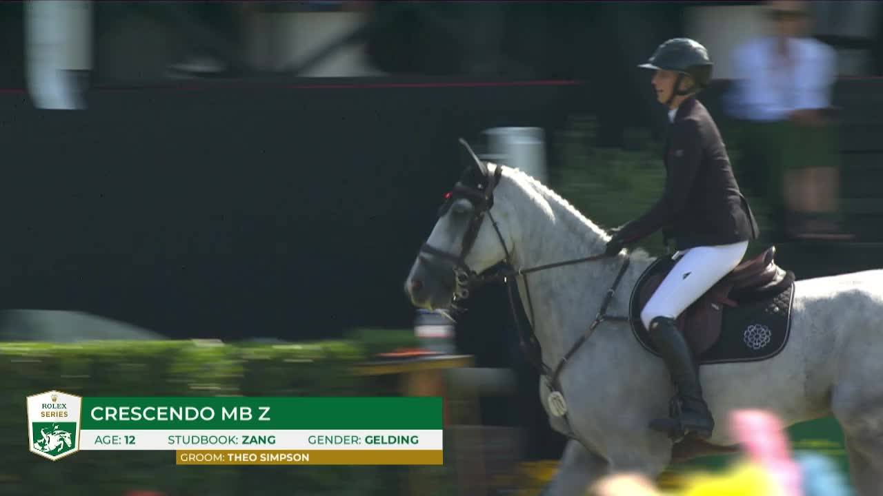 Natalie Dean with Crescendo Mb Z - Brussels Stephex Masters 2024 - Round 1