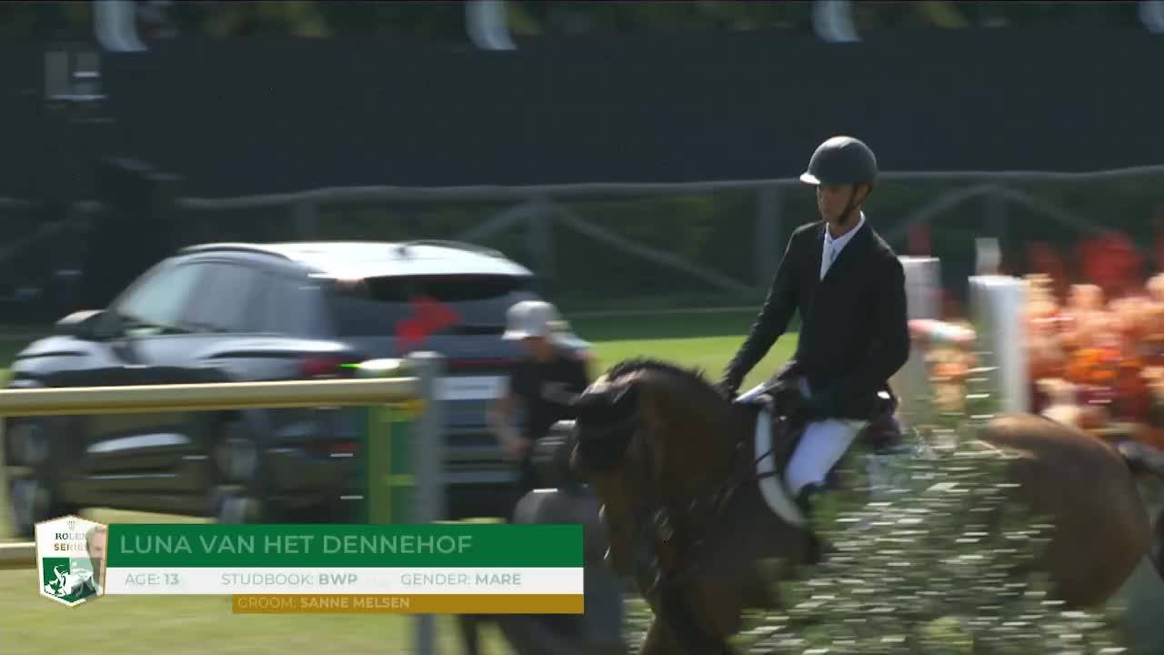 Gilles Thomas with Luna Van Het Dennehof - Brussels Stephex Masters 2024 - Round 1