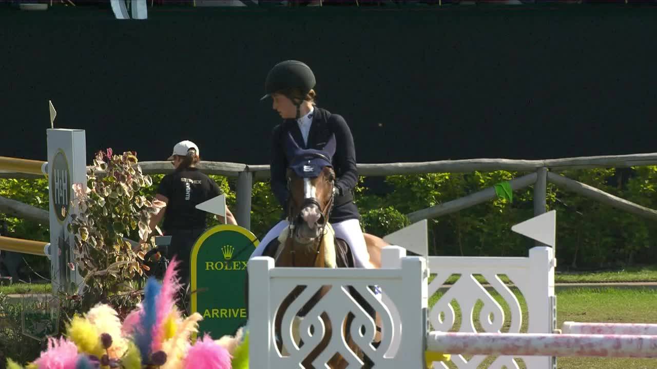 Emilie Conter with Portobella Van de Fruitkorf - Brussels Stephex Masters 2024 - Round 1