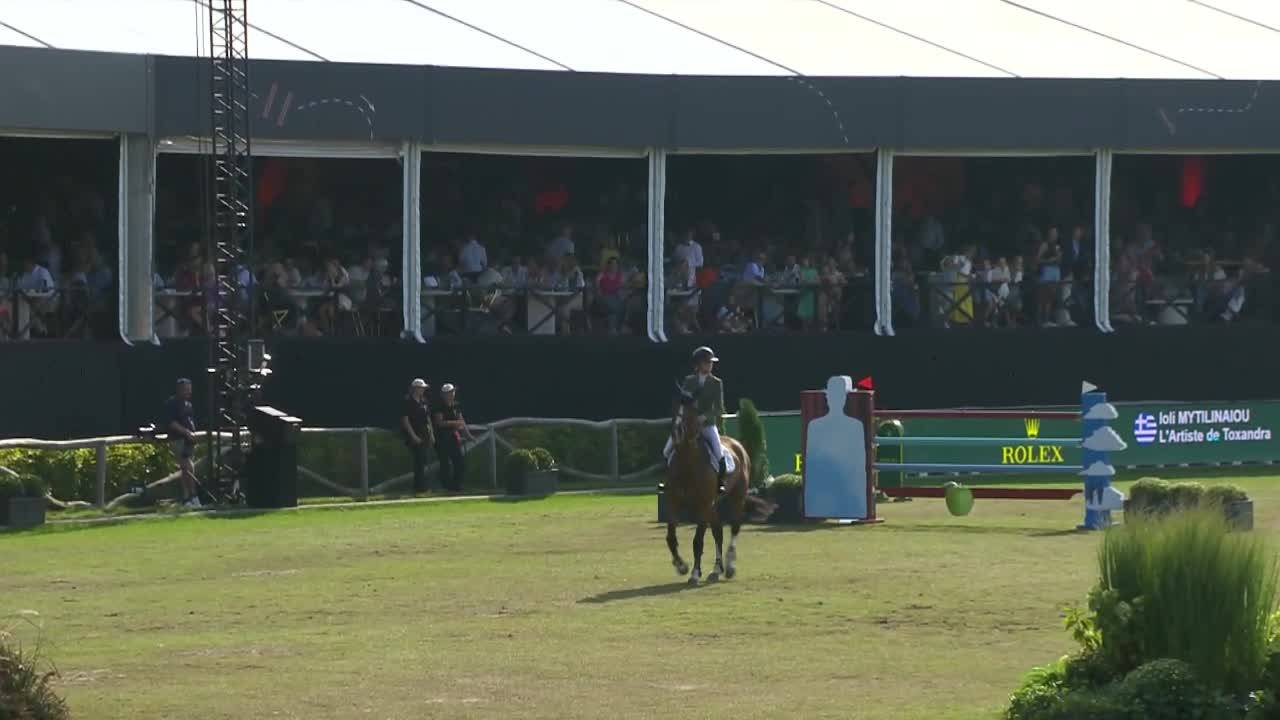 Ioli Mytilinaiou with L'Artiste de Toxandra - Brussels Stephex Masters 2024 - Round 2