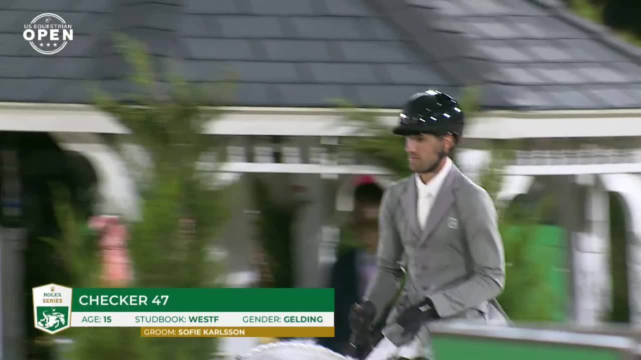 Christian Kukuk with Checker 47 - CSI 5* Wellington 2025 - Jump-Off