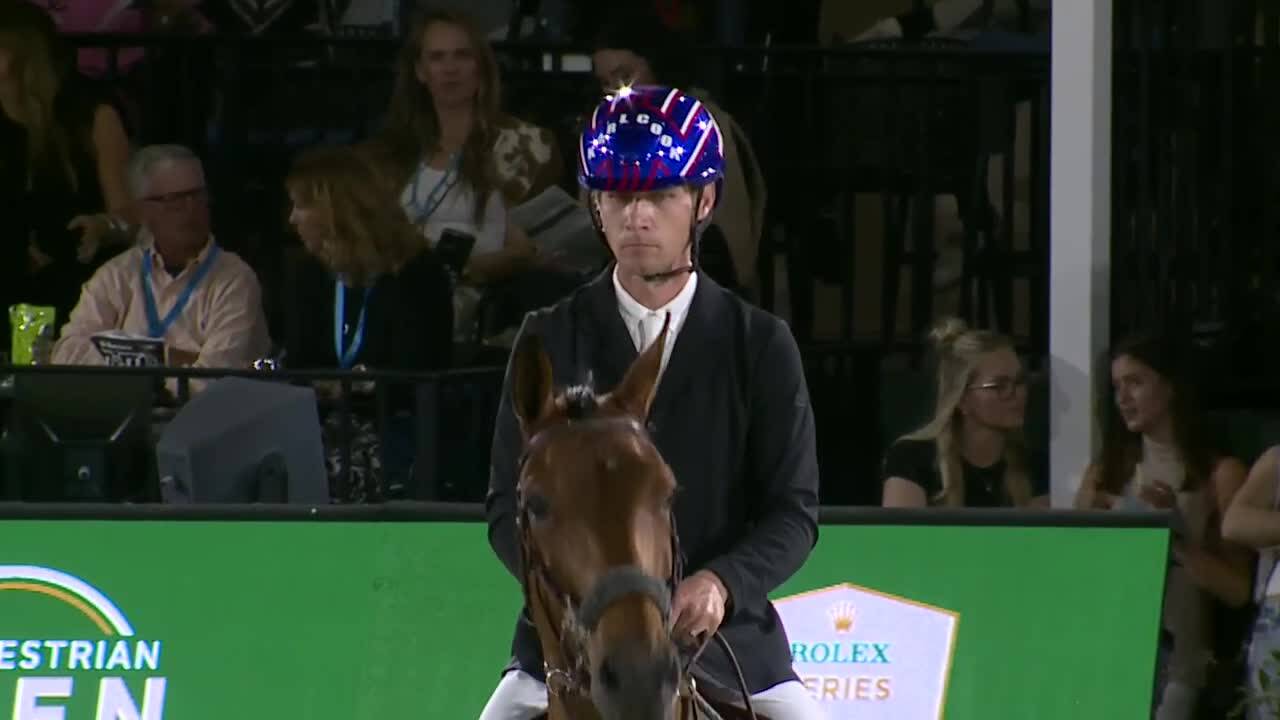 Karl Cook with Caracole de la Roque - CSI 5* Wellington 2025 - Round 1