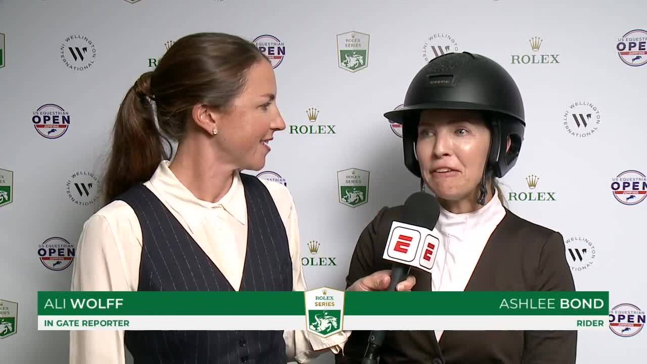 Nina Mallevaey with Nikka Vd Bisschop - CSI 5* Wellington 2025 - Round 1