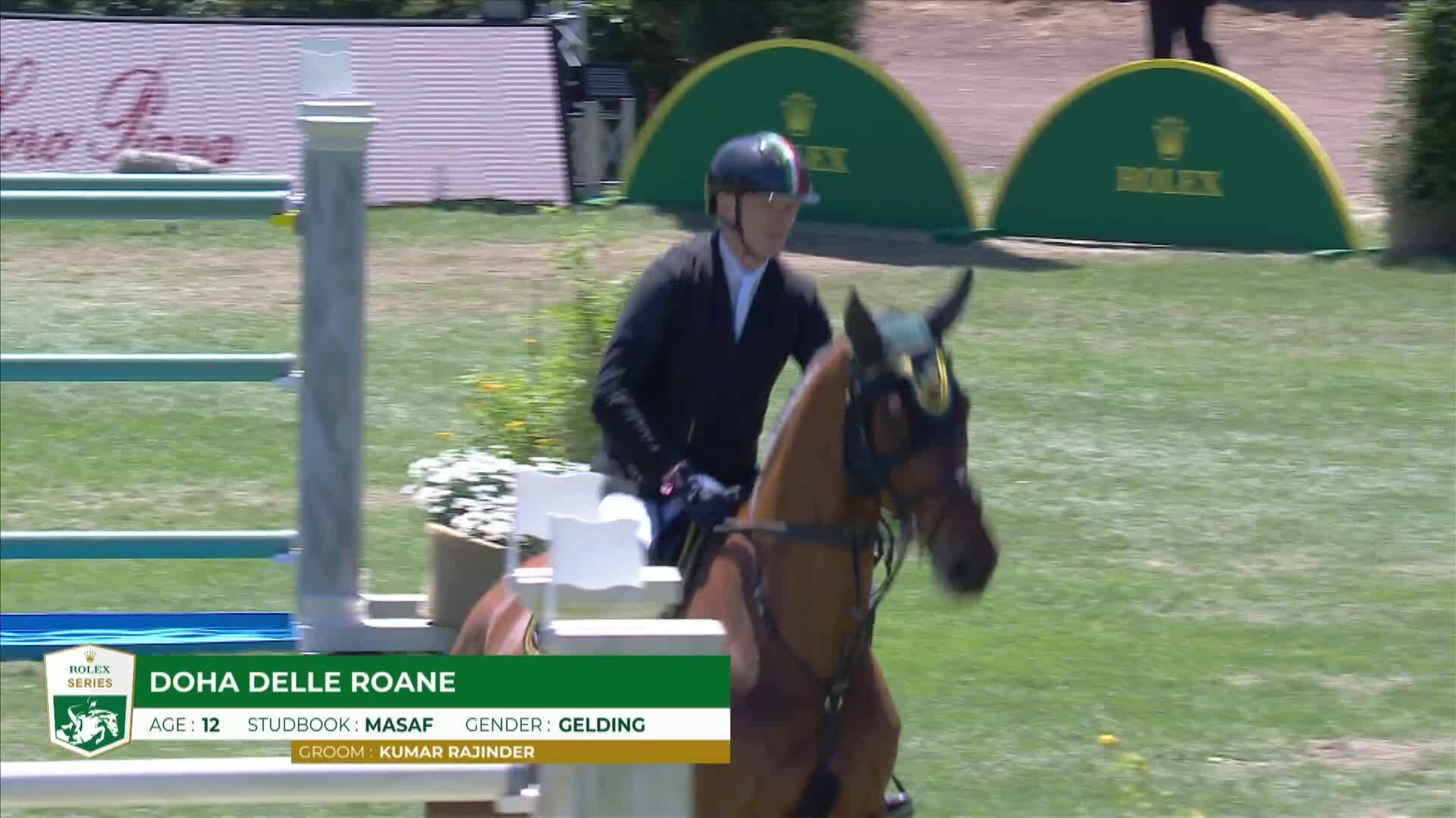 Fabio Brotto with Doha Delle Roane - CSIO 5* Rome 2025 - Round 1