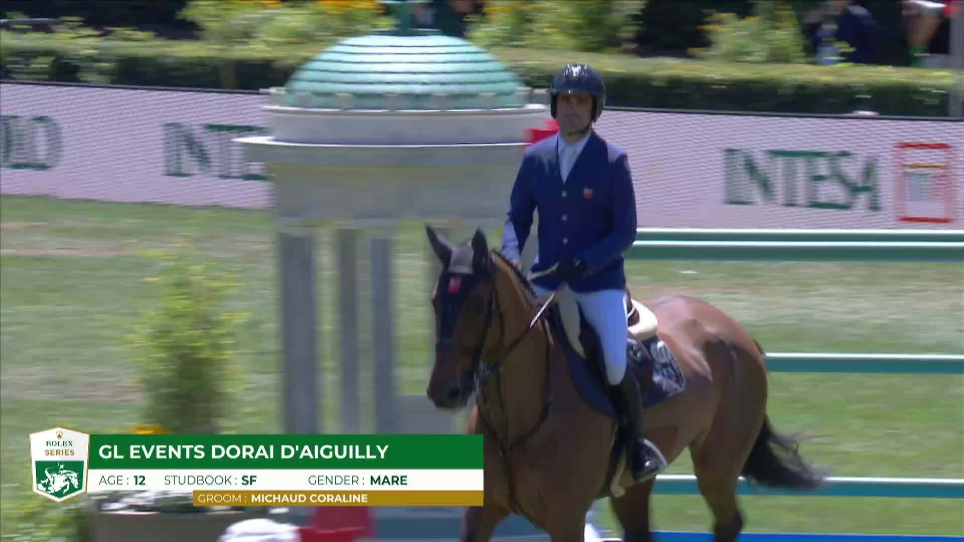 Olivier Perreau with GL events Dorai d'Aiguilly - CSIO 5* Rome 2025 - Round 1