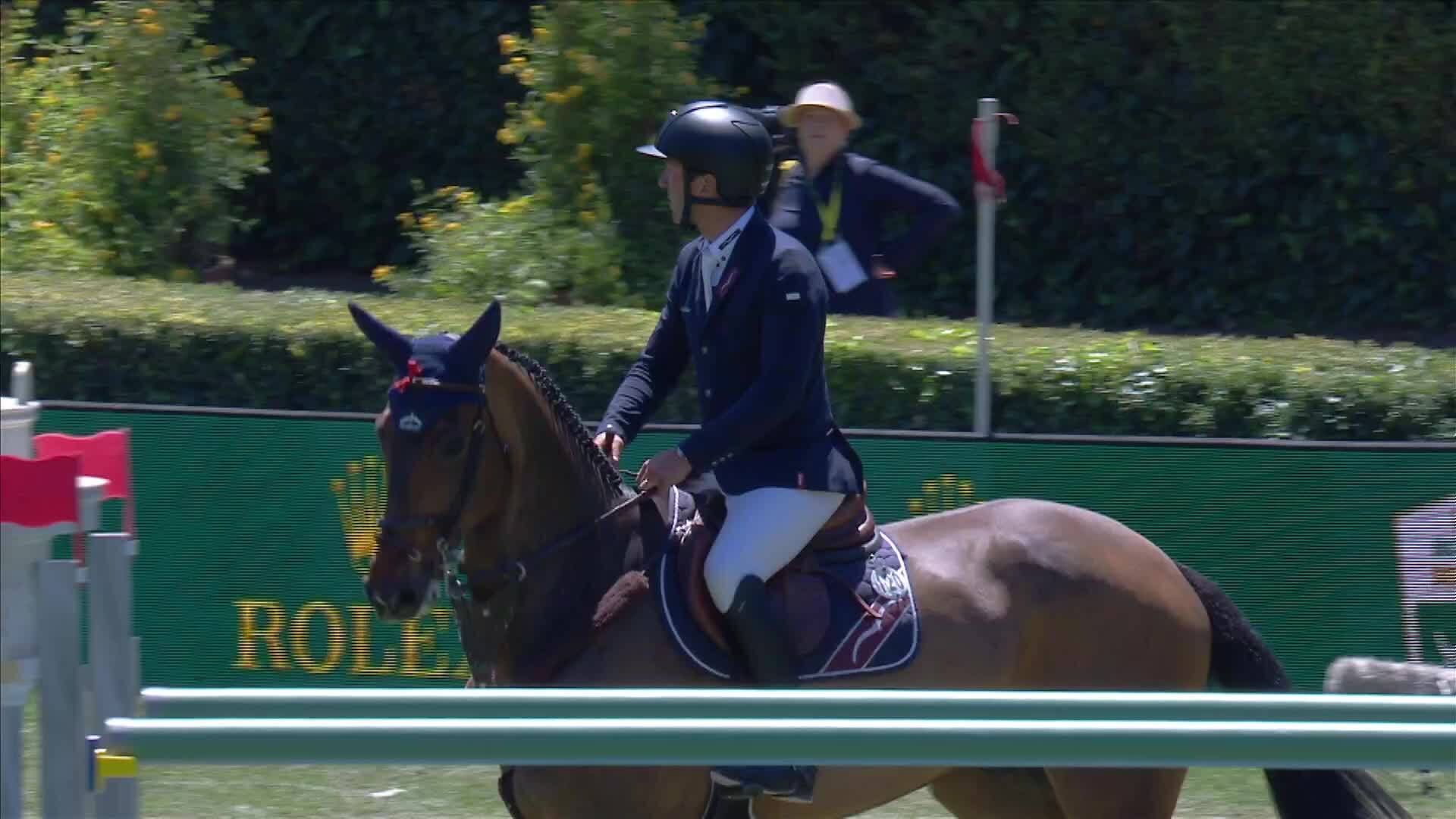 Riccardo Pisani with Chatolinue Ps - CSIO 5* Rome 2025 - Round 1