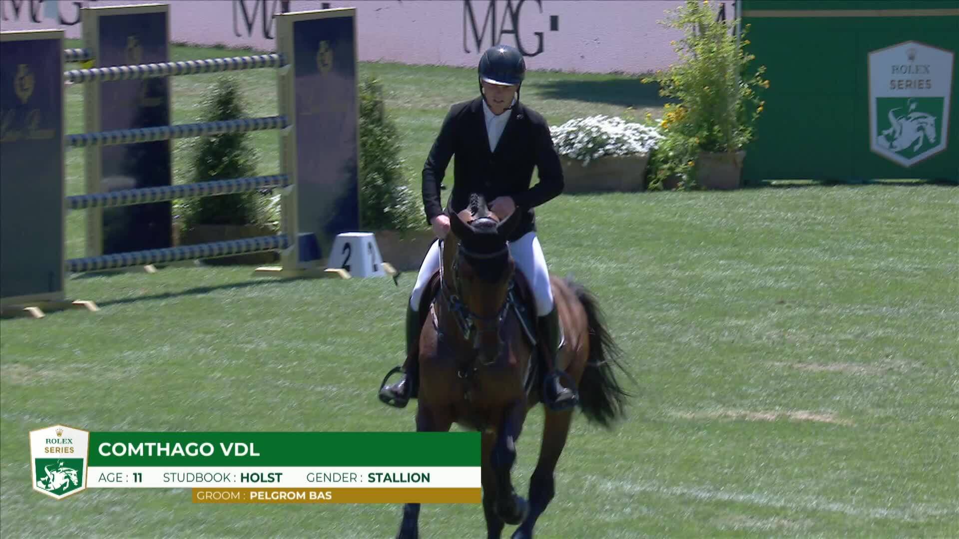 Hessel Hoekstra with Comthago Vdl - CSIO 5* Rome 2025 - Round 1