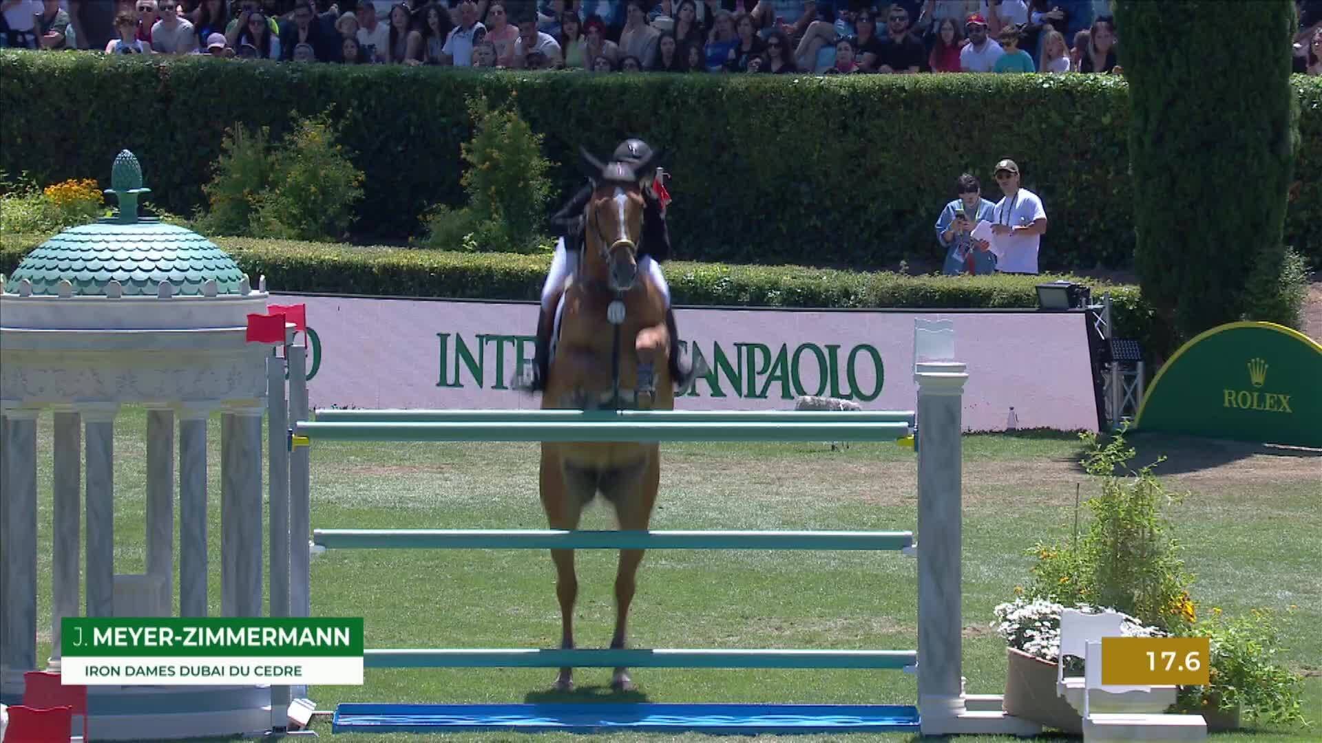 Janne Friederike Meyer-zimmermann with Iron Dames Dubai du Cedre - CSIO 5* Rome 2025 - Round 1