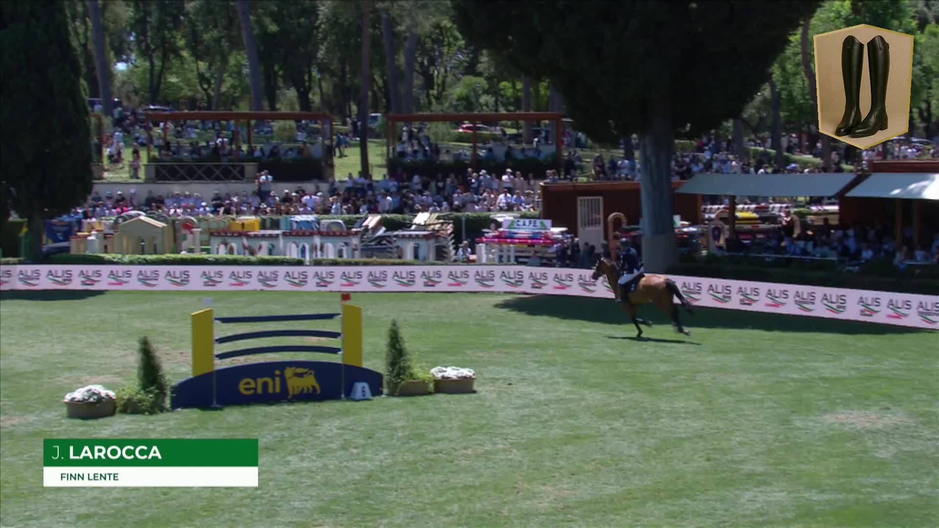 José María (jr) Larocca with Finn Lente - CSIO 5* Rome 2025 - Round 1