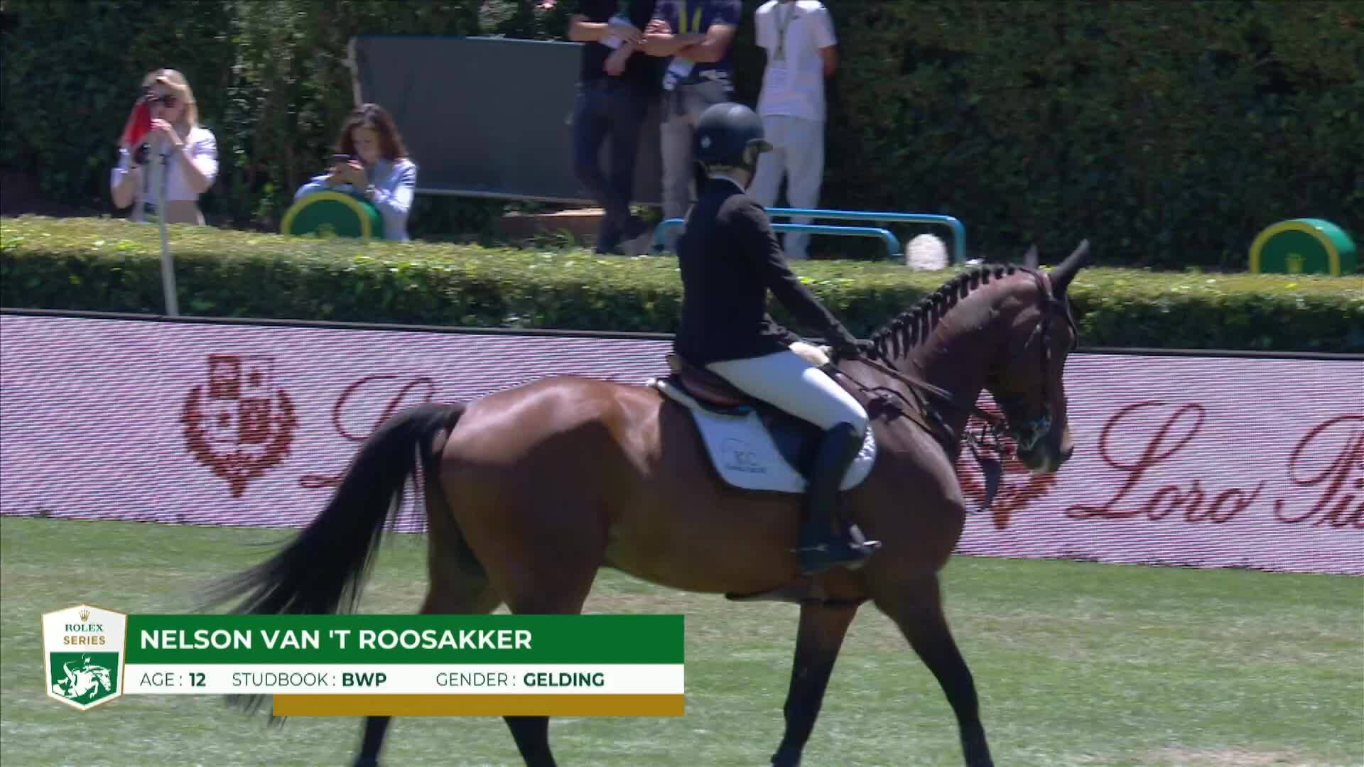 Marit Haarr Skollerud Cox with Nelson Van 'T Roosakker - CSIO 5* Rome 2025 - Round 1
